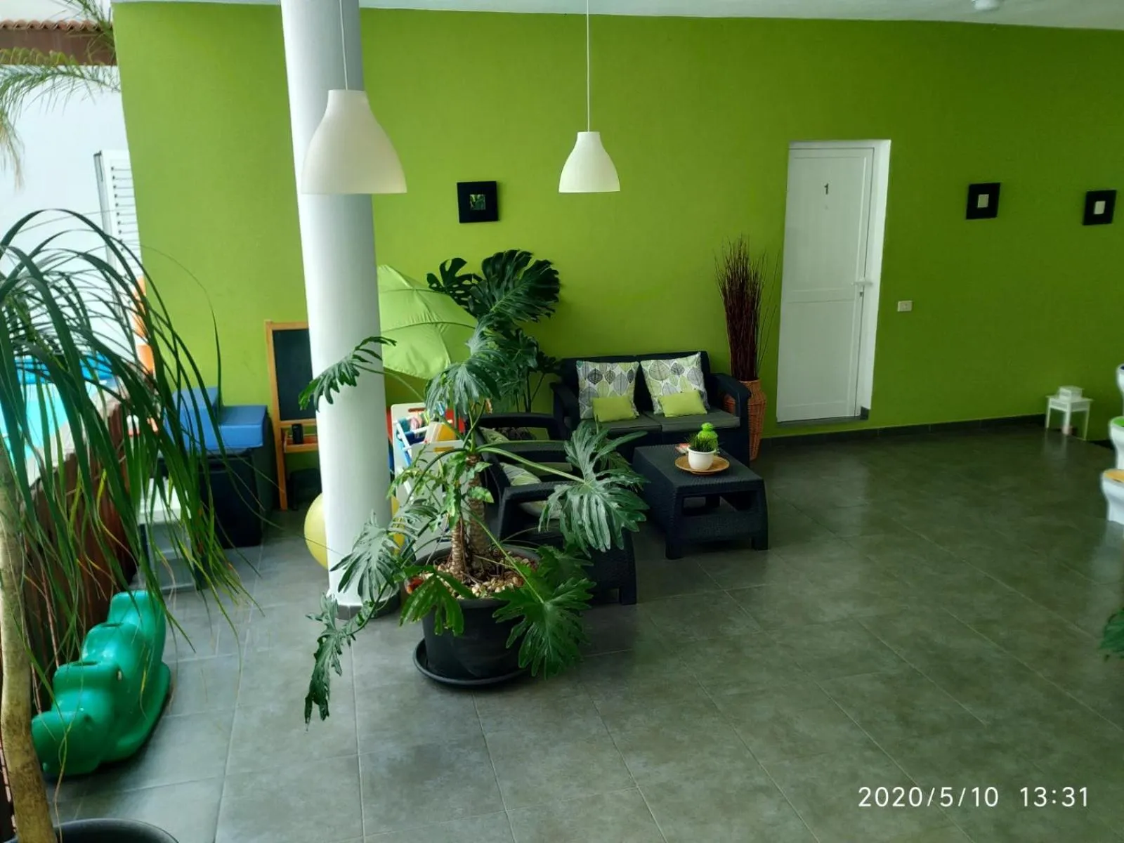 Lobby or reception in Apartamentos El Patio