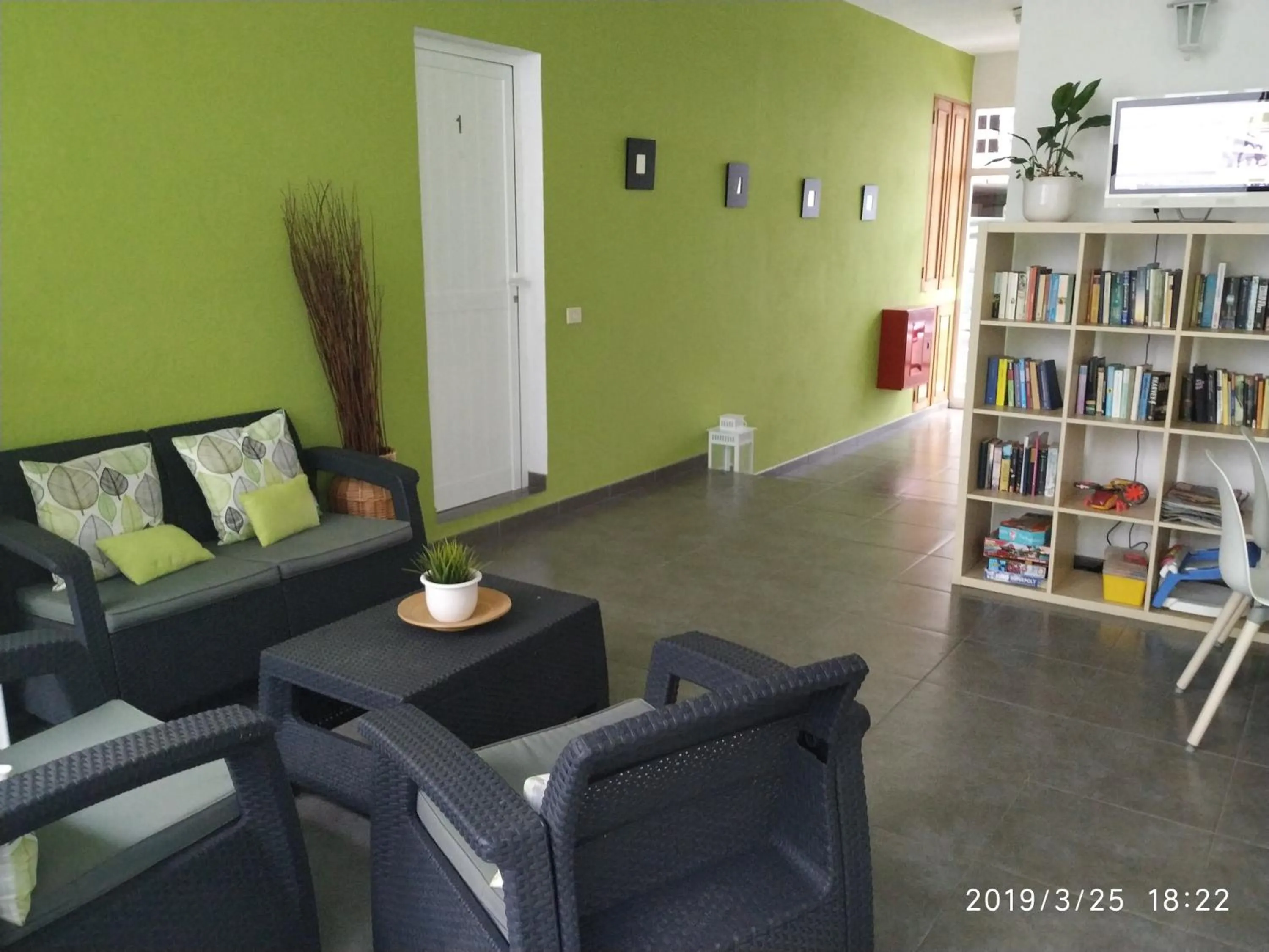 Lobby or reception in Apartamentos El Patio