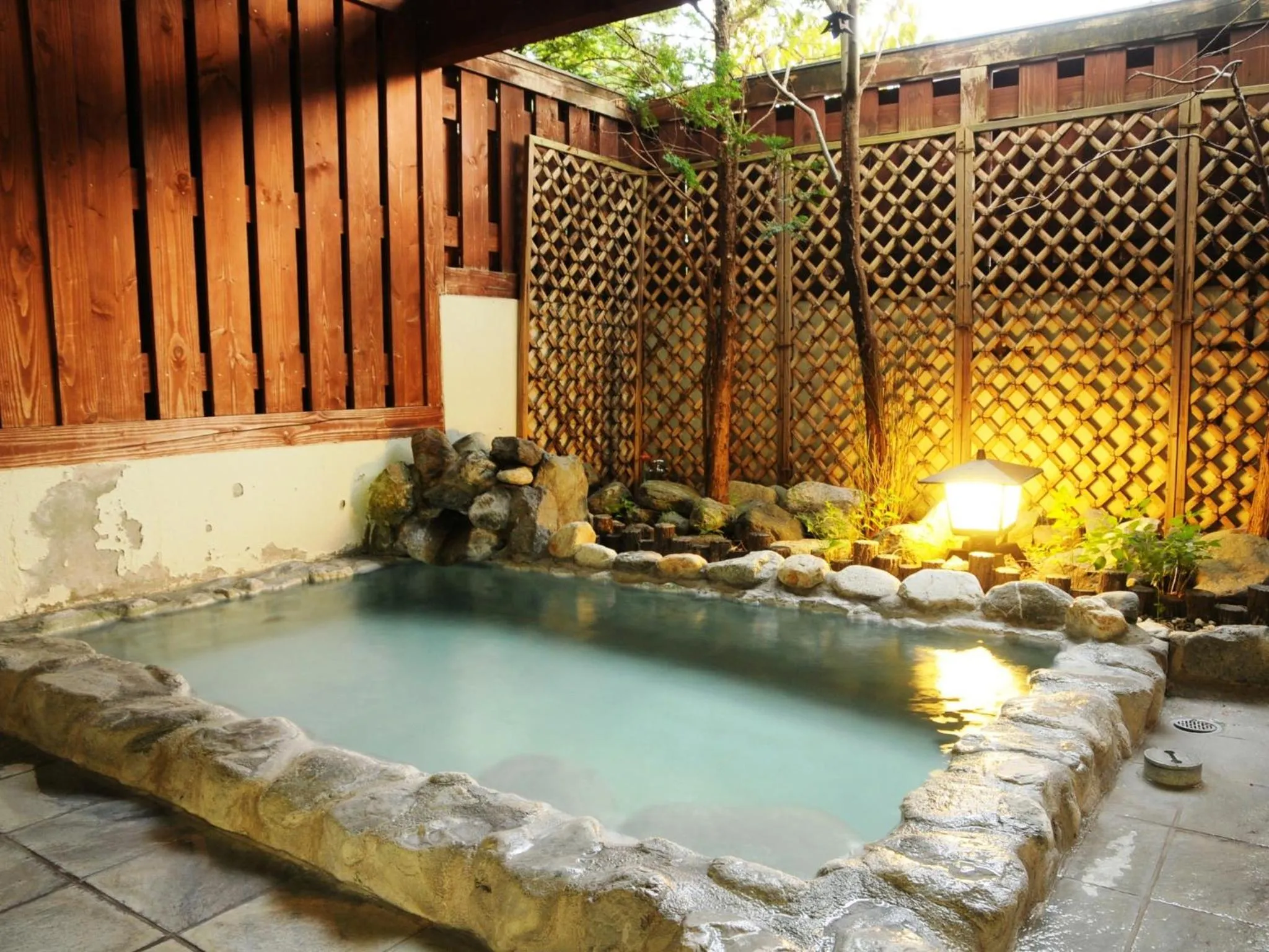 Open Air Bath in Hotel Grace Hakuba