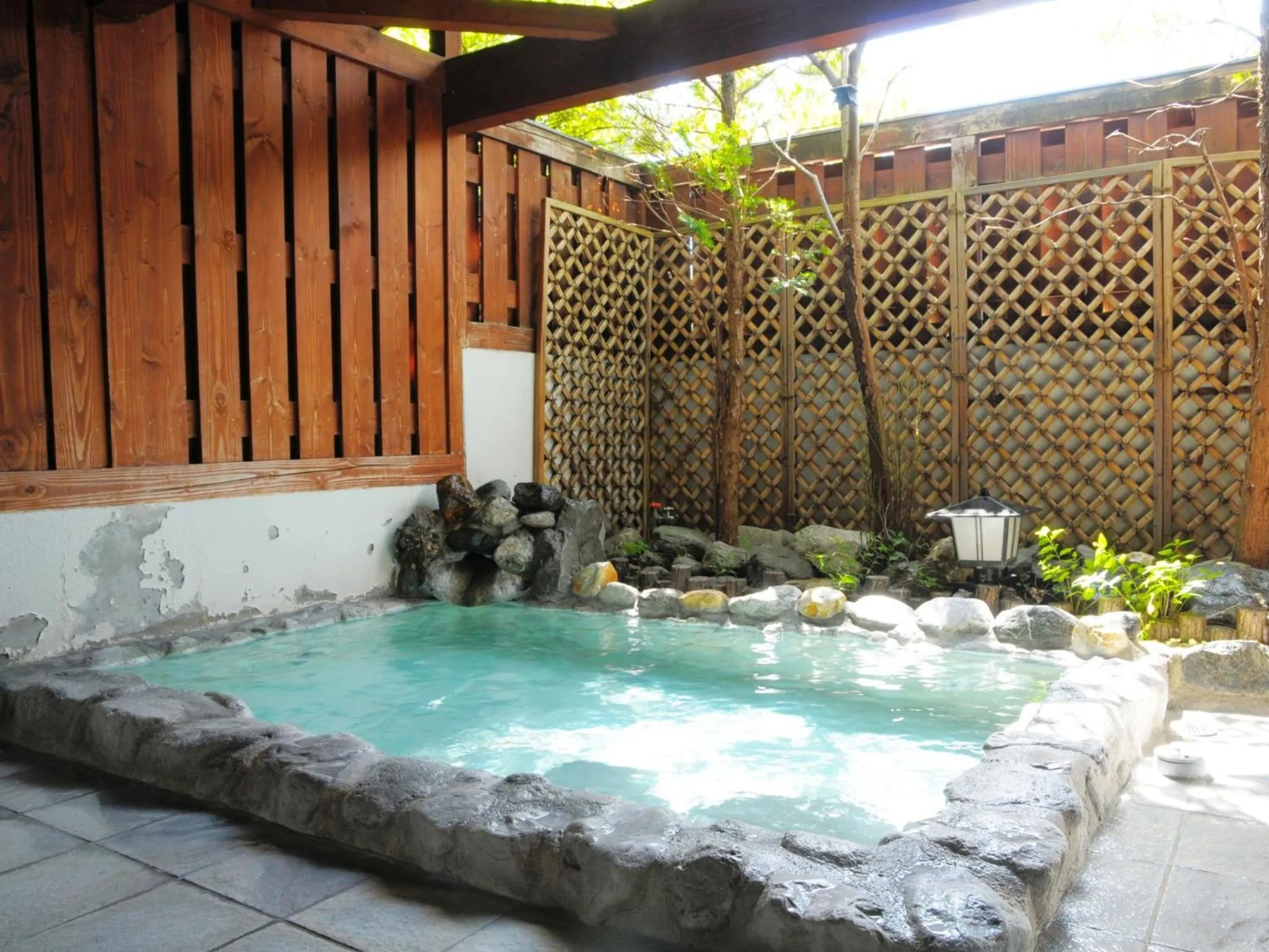 Hot Spring Bath in Hotel Grace Hakuba