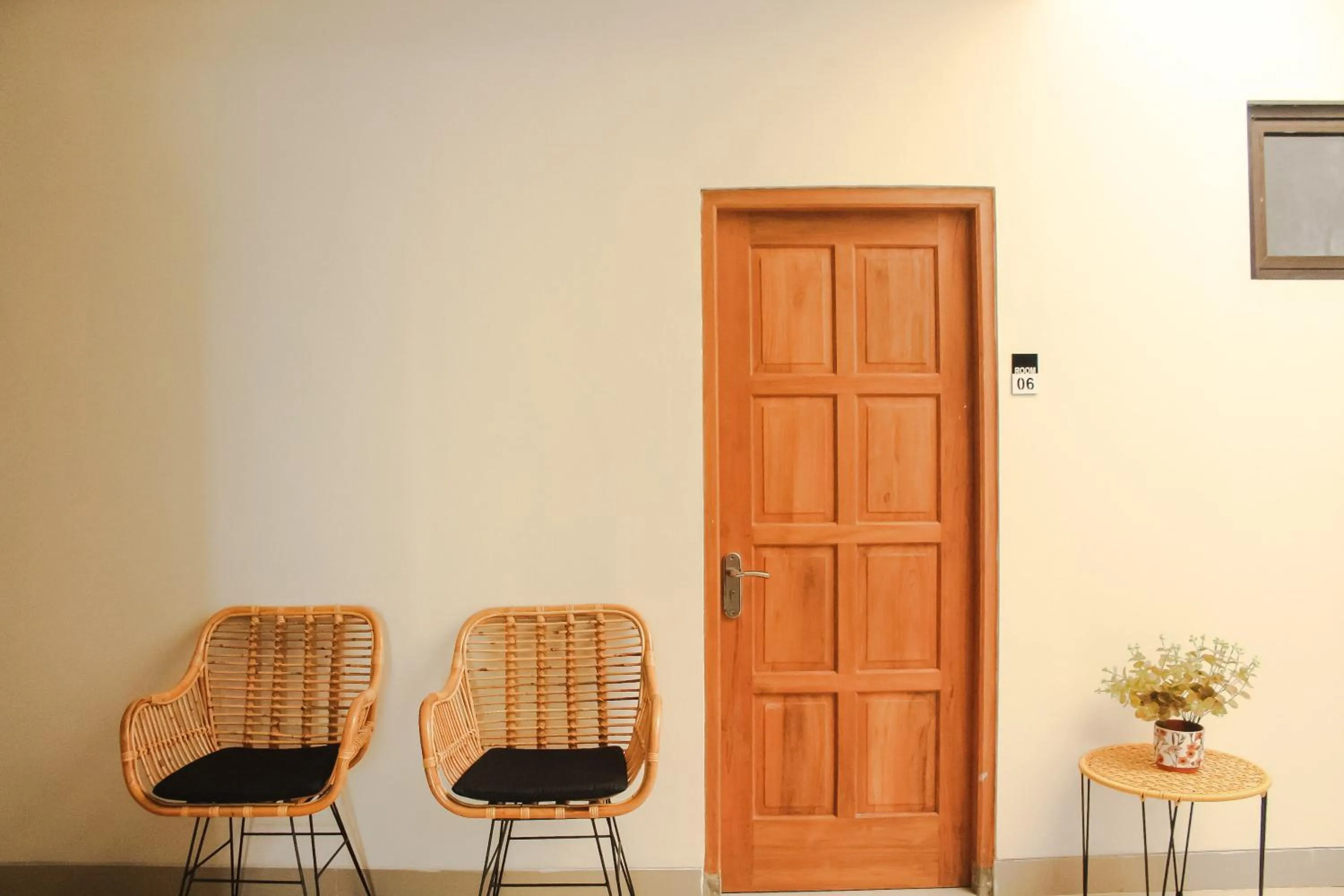 Seating area in ELHA Heritage Yogyakarta