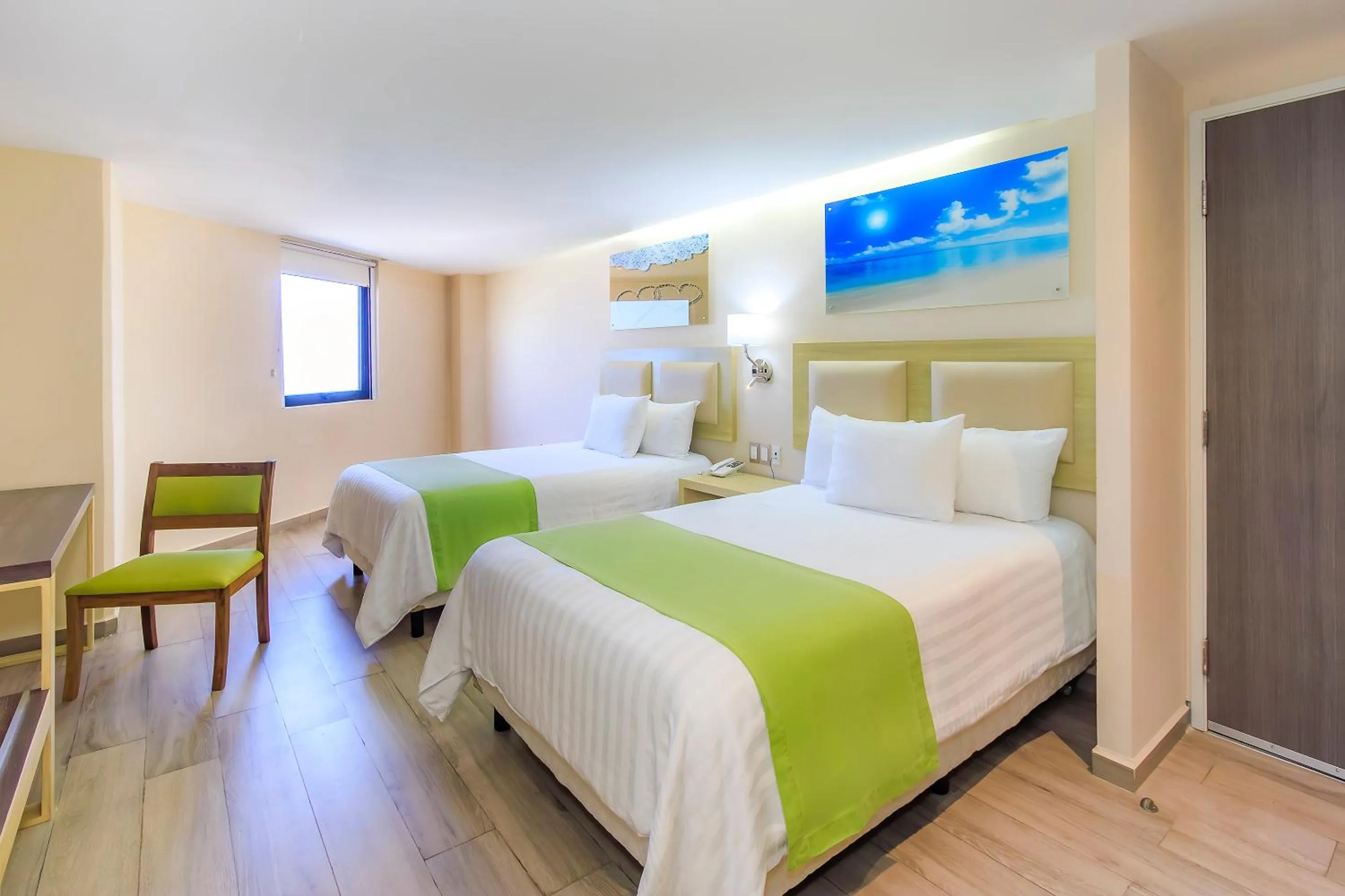 Bedroom, Bed in Collection O Hotel Paris FC, Veracruz