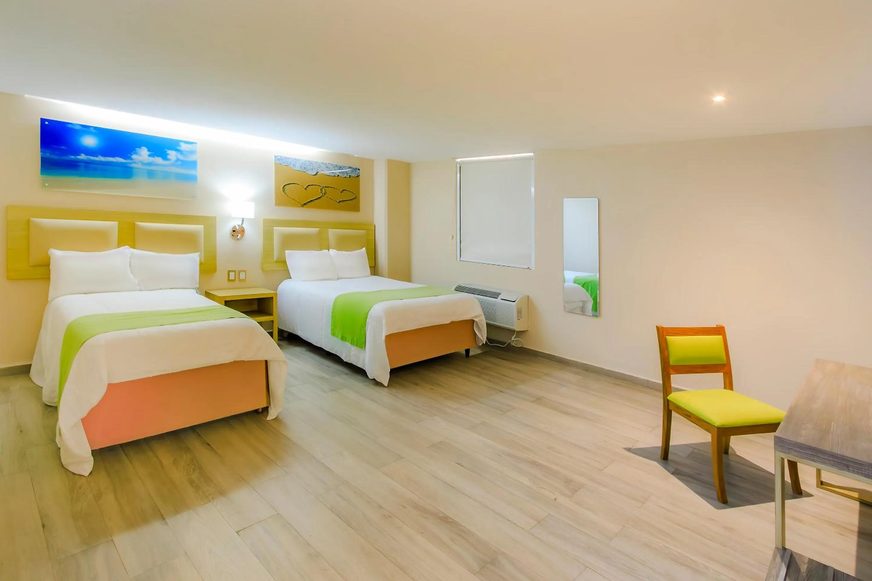 Bedroom, Bed in Collection O Hotel Paris FC, Veracruz