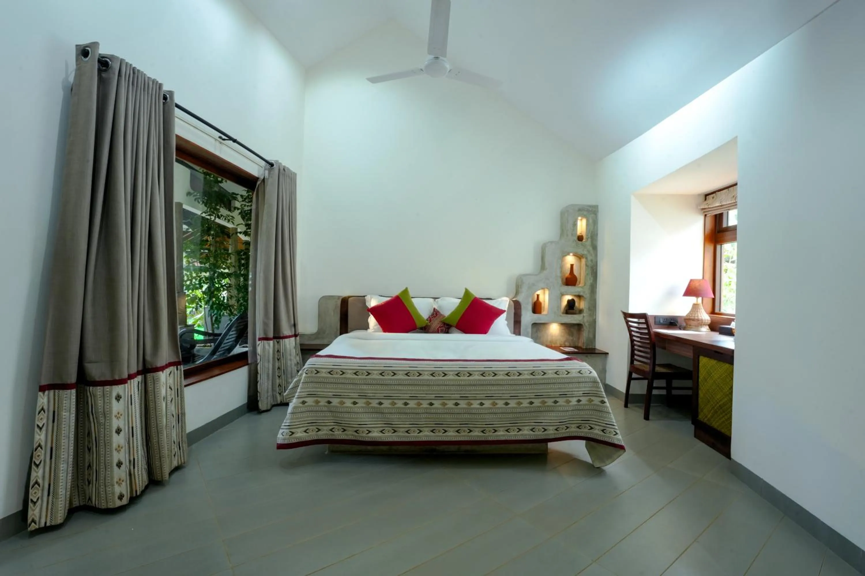 Bedroom, Bed in Vedic Village Retreat Kodungallur