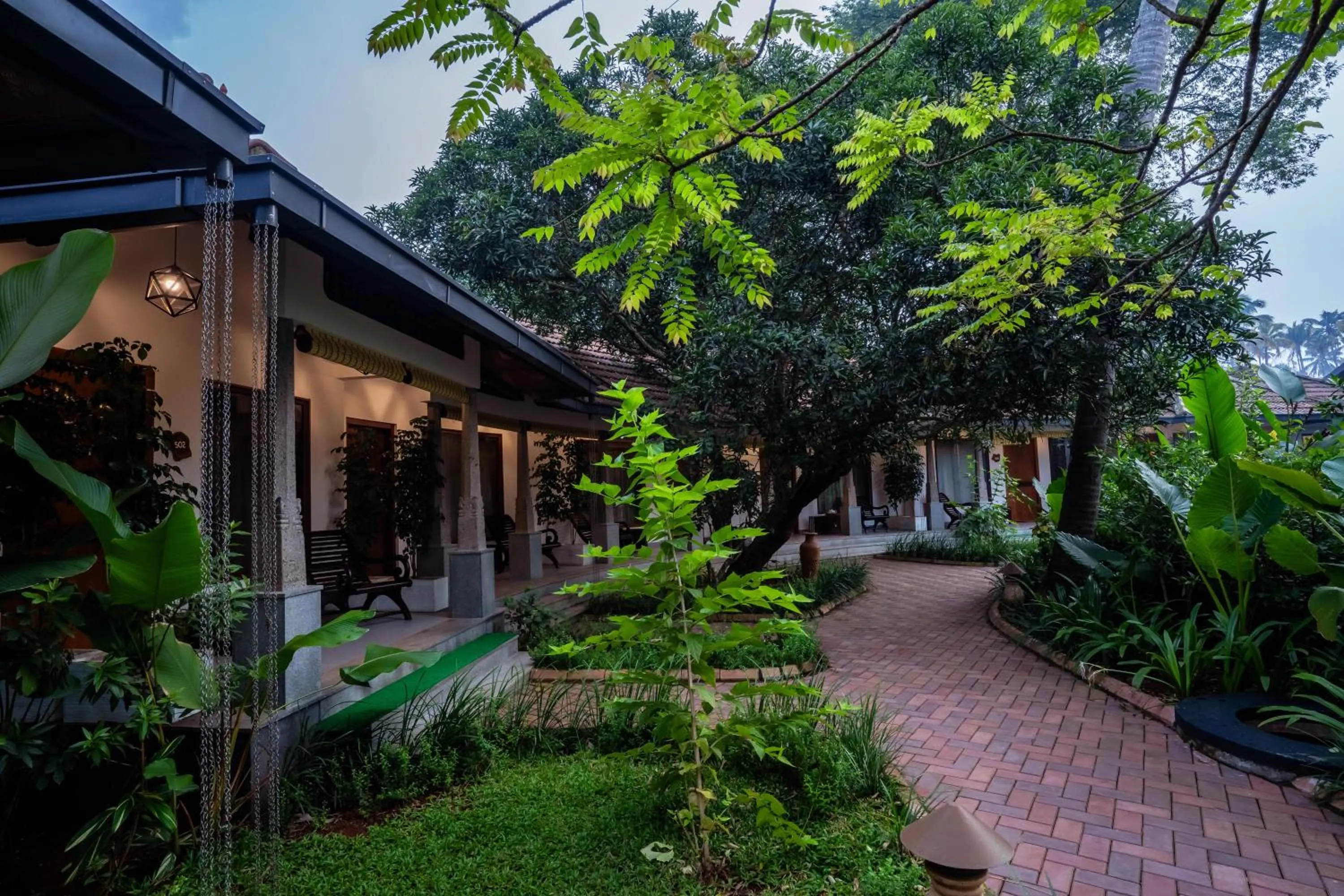 Garden view in Vedic Village Retreat Kodungallur