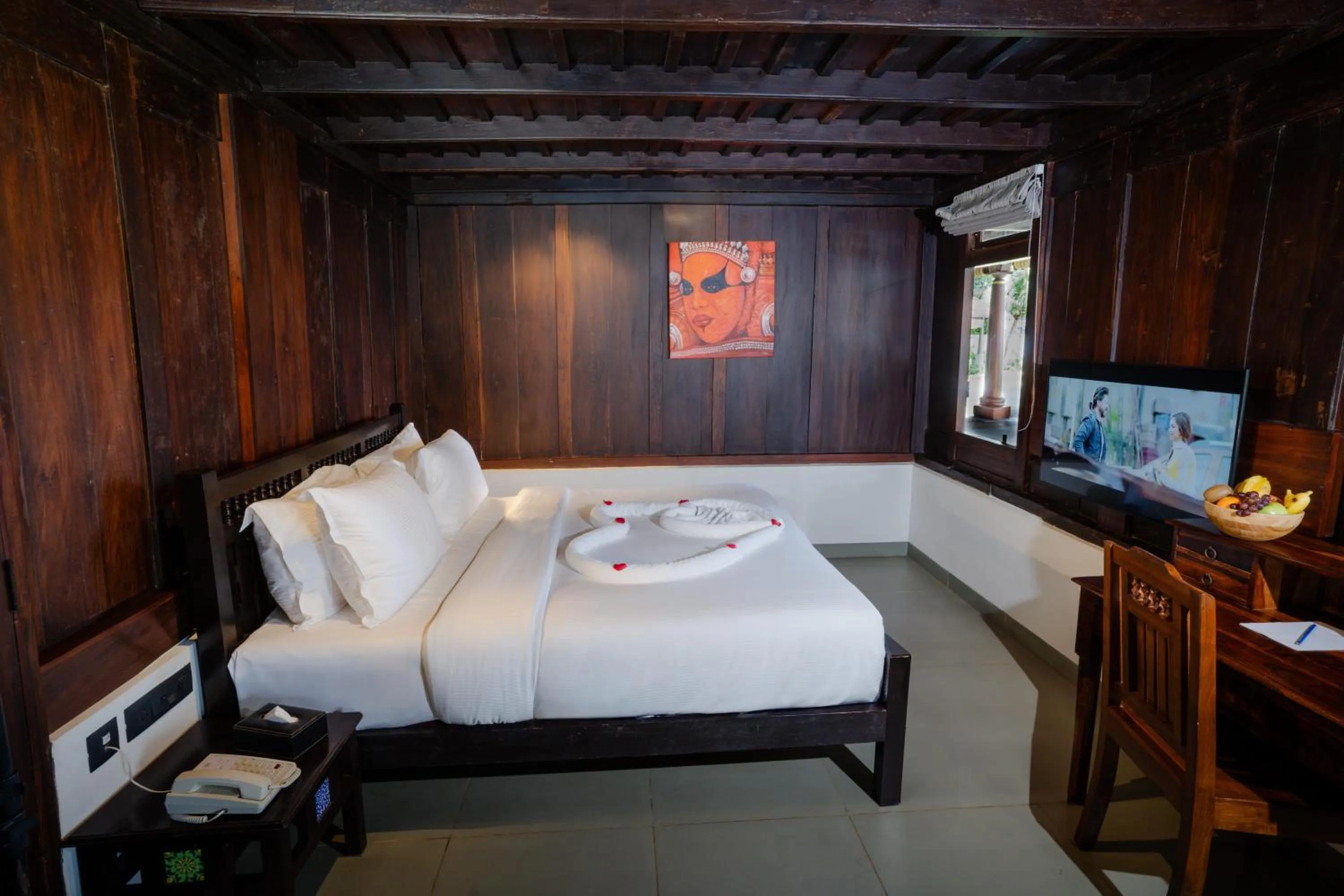 Bedroom, Bed in Vedic Village Retreat Kodungallur