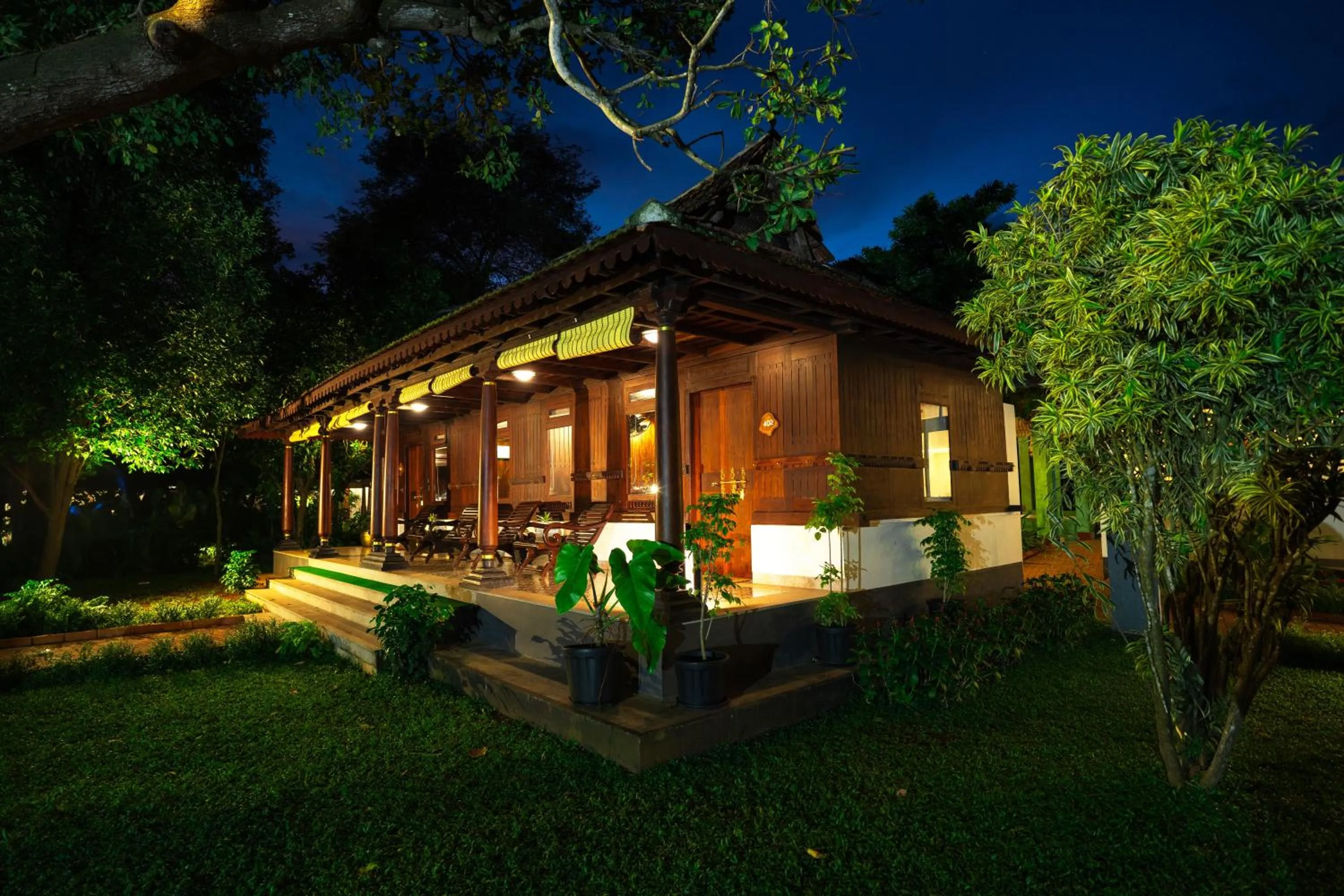 Facade/entrance in Vedic Village Retreat Kodungallur