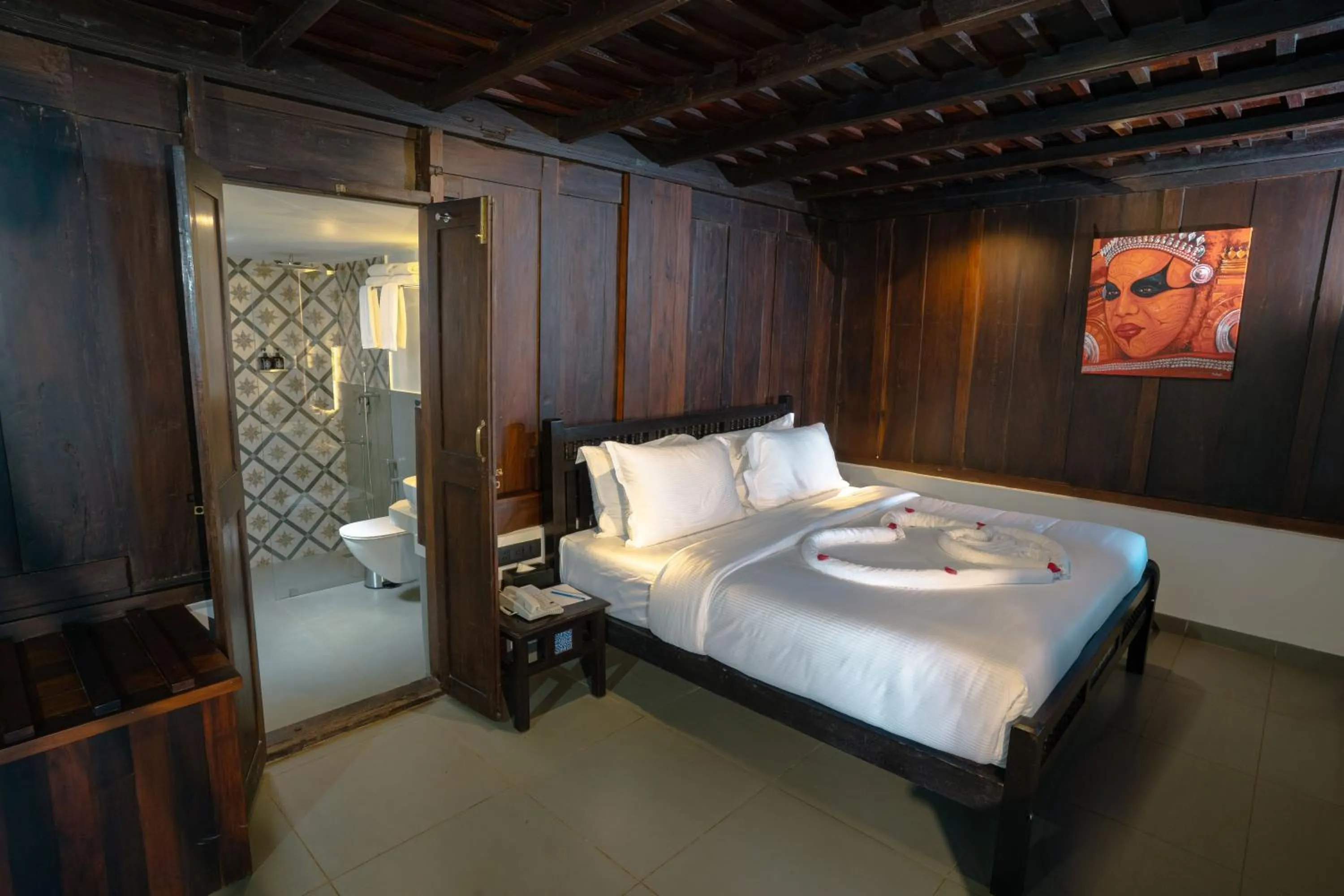 Bedroom, Bed in Vedic Village Retreat Kodungallur