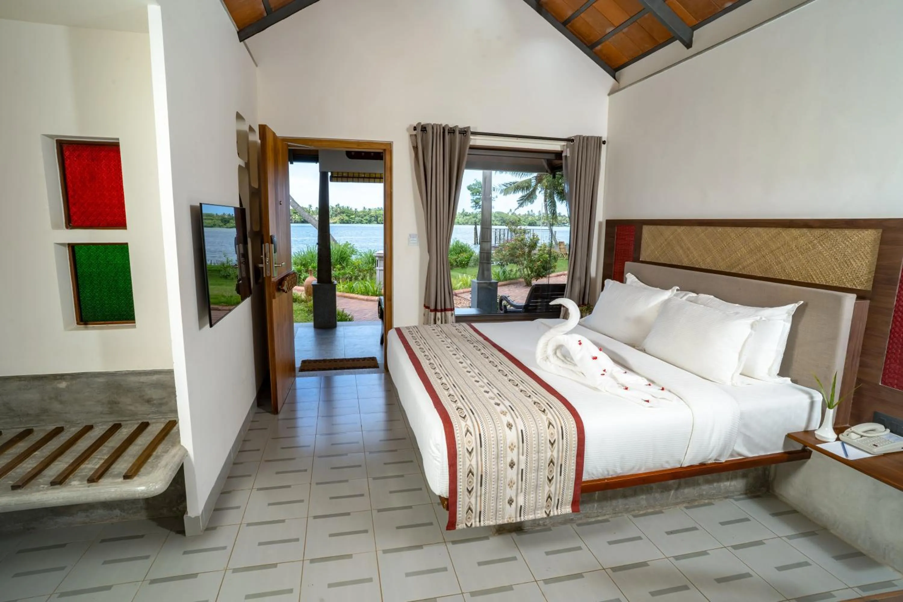 Bedroom, Bed in Vedic Village Retreat Kodungallur