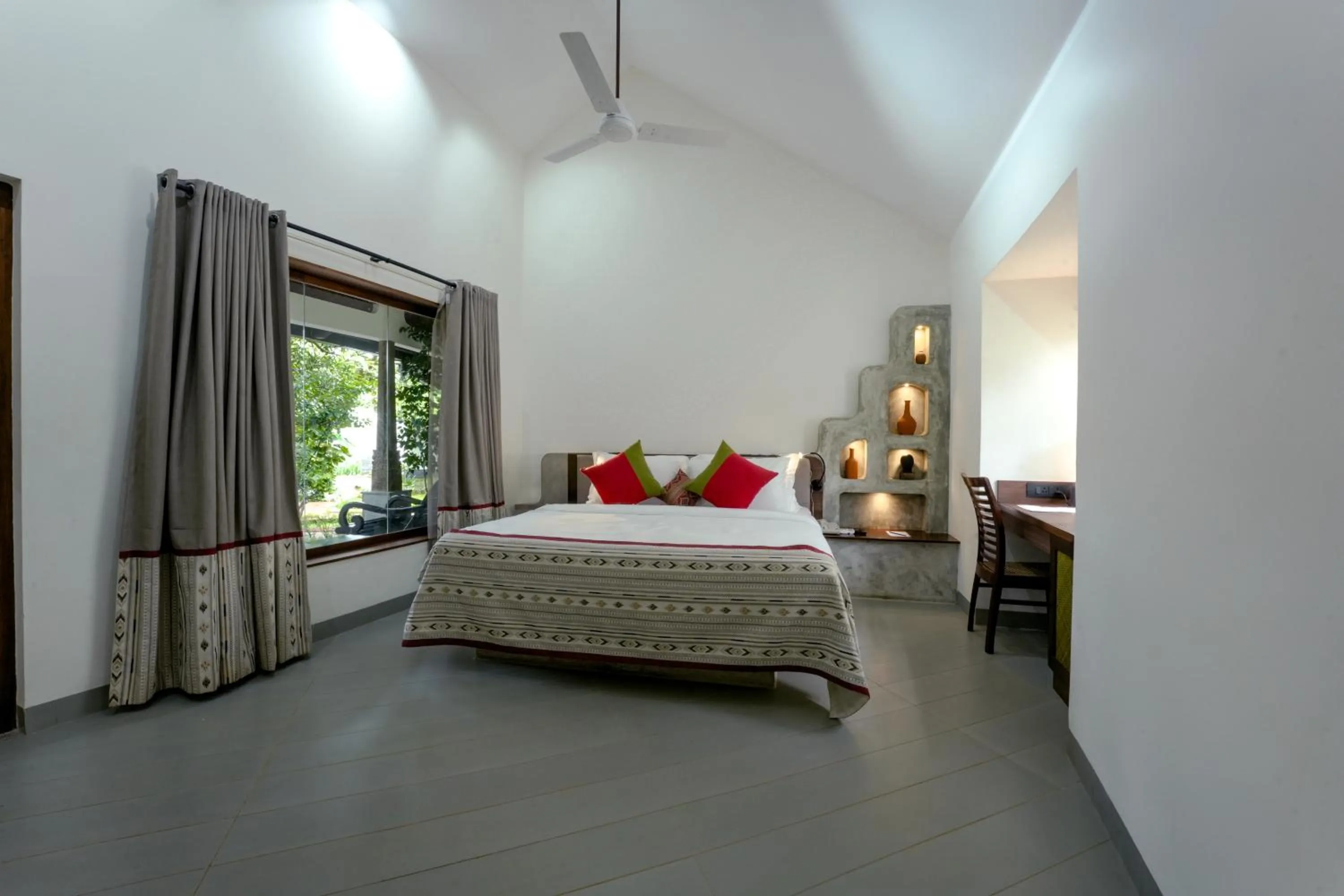 Bedroom, Bed in Vedic Village Retreat Kodungallur