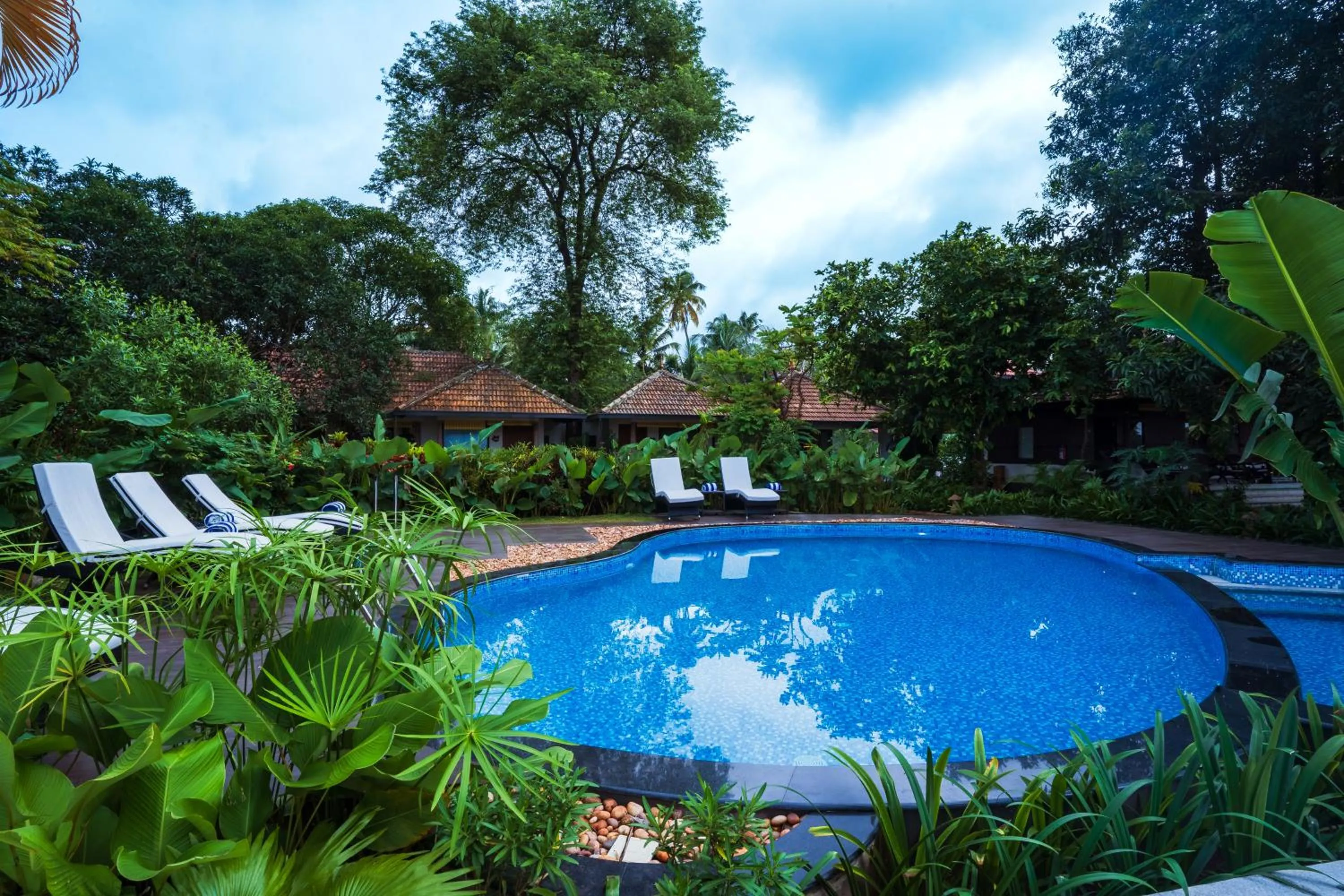 Swimming pool in Vedic Village Retreat Kodungallur