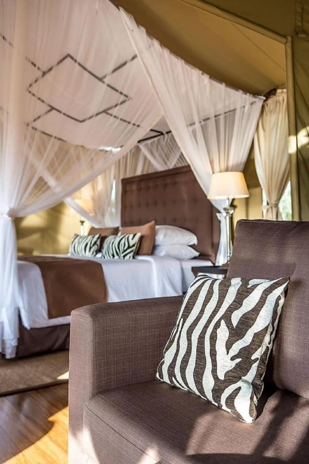 Seating area in Mutara Camp- Nanyuki