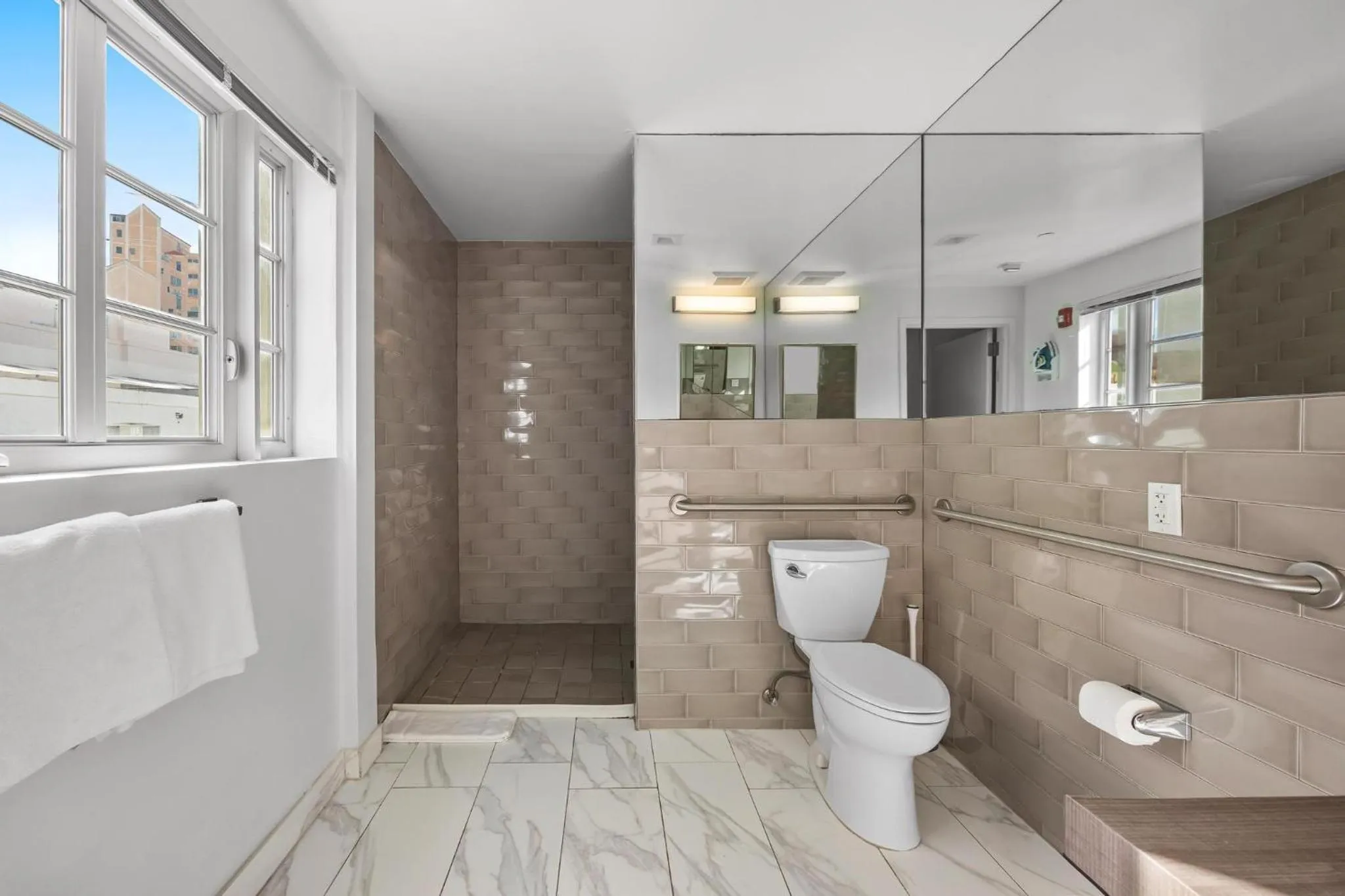 Shower in Luxuri Suites