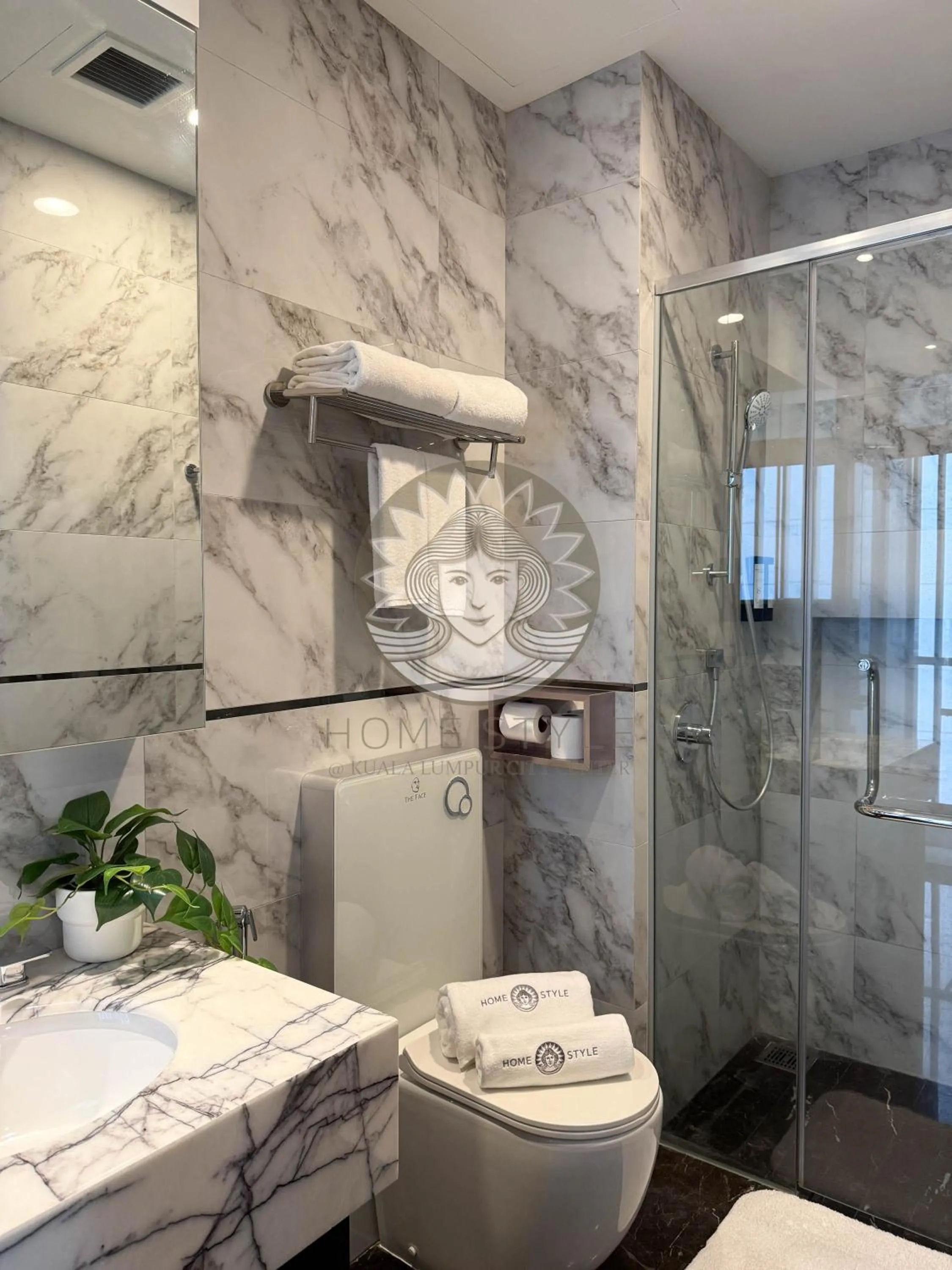 Shower in HOME STYLE at Platinum Suites 2 KLCC Twin Towers