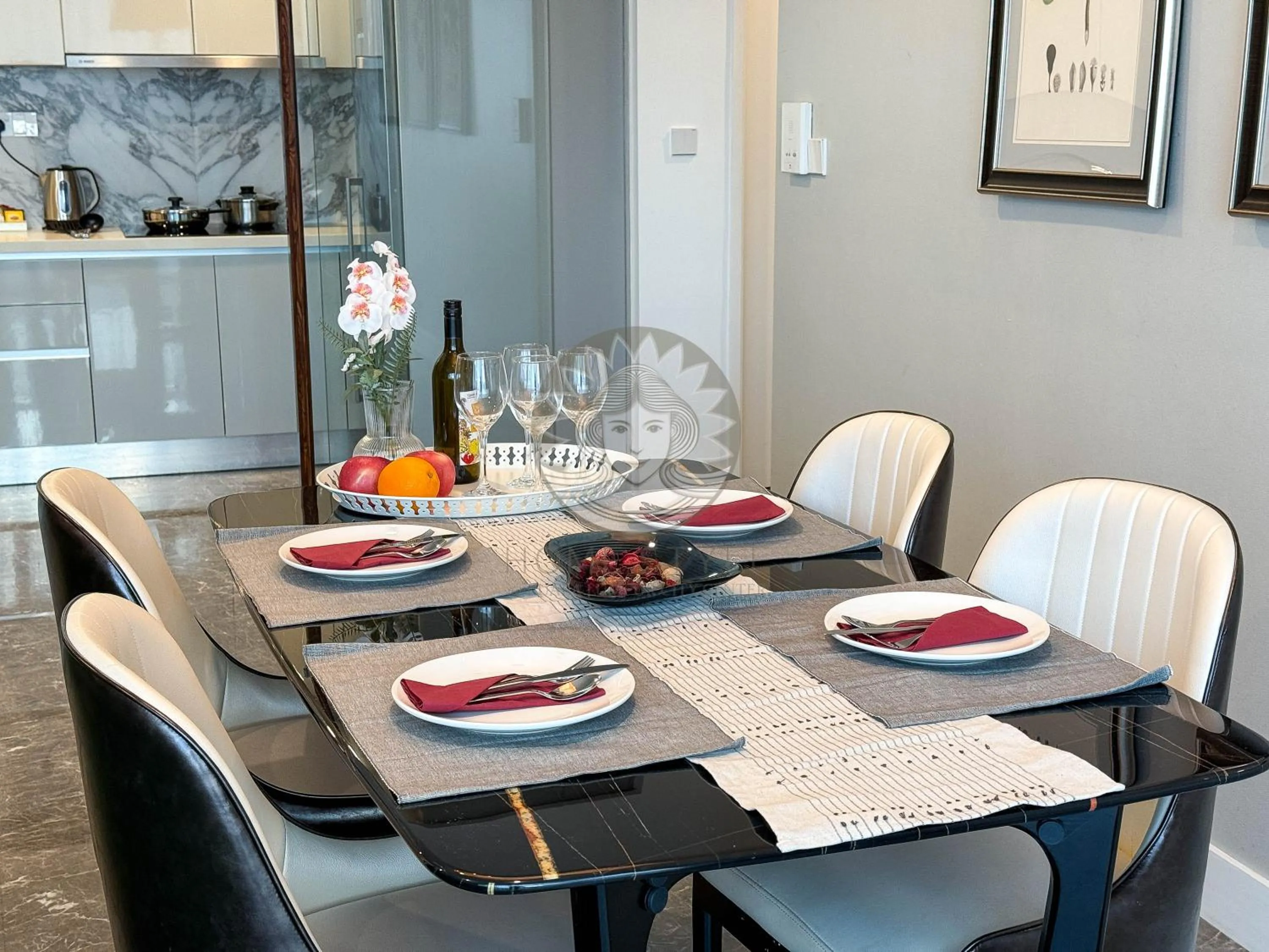 Dining area in HOME STYLE at Platinum Suites 2 KLCC Twin Towers