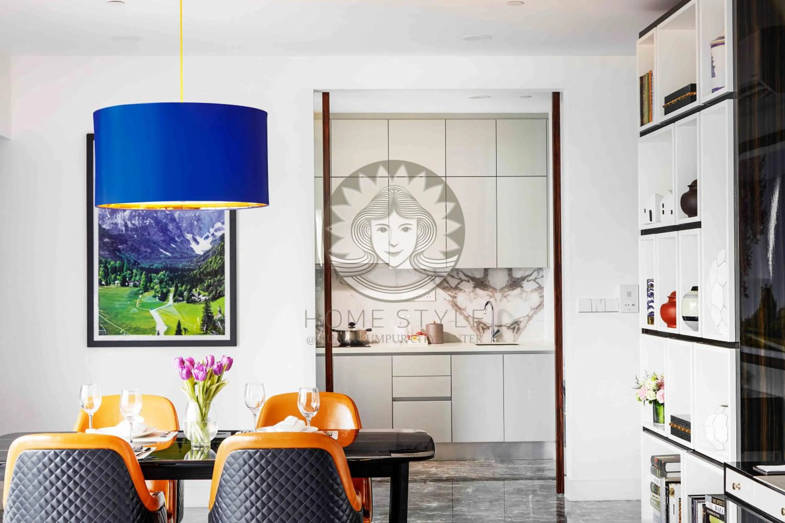 Kitchen or kitchenette in HOME STYLE at Platinum Suites 2 KLCC Twin Towers