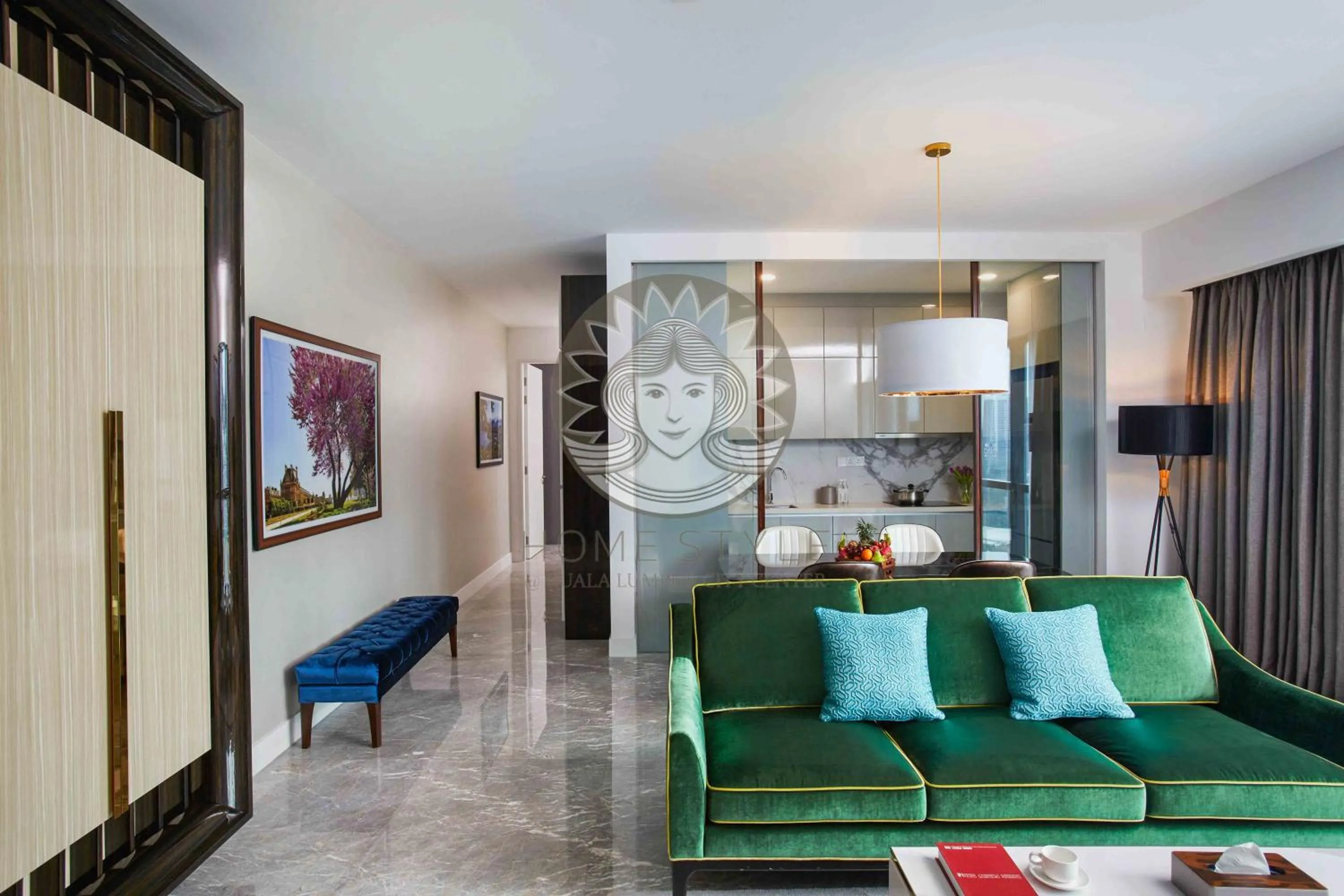 Living room in HOME STYLE at Platinum Suites 2 KLCC Twin Towers