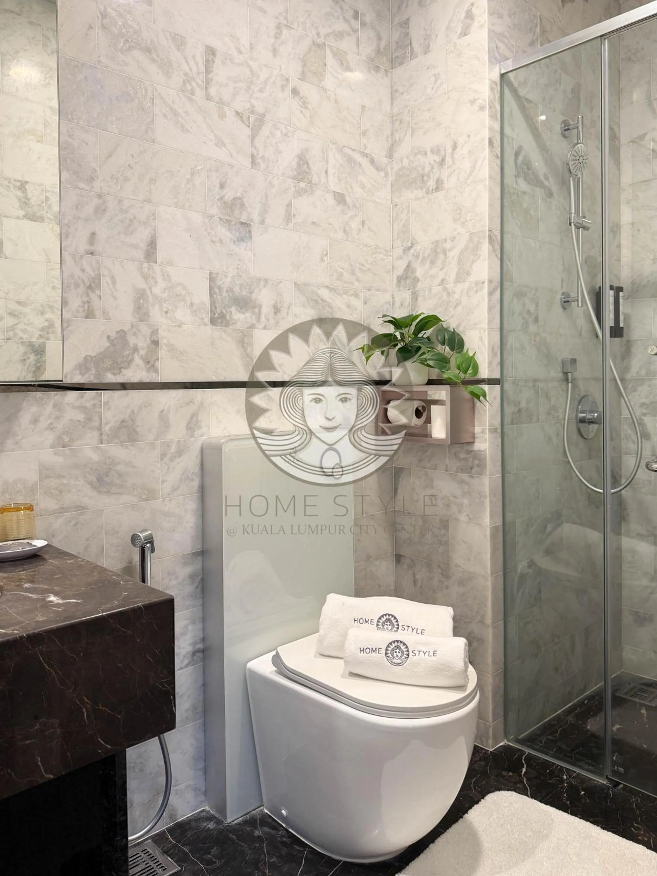 Shower in HOME STYLE at Platinum Suites 2 KLCC Twin Towers