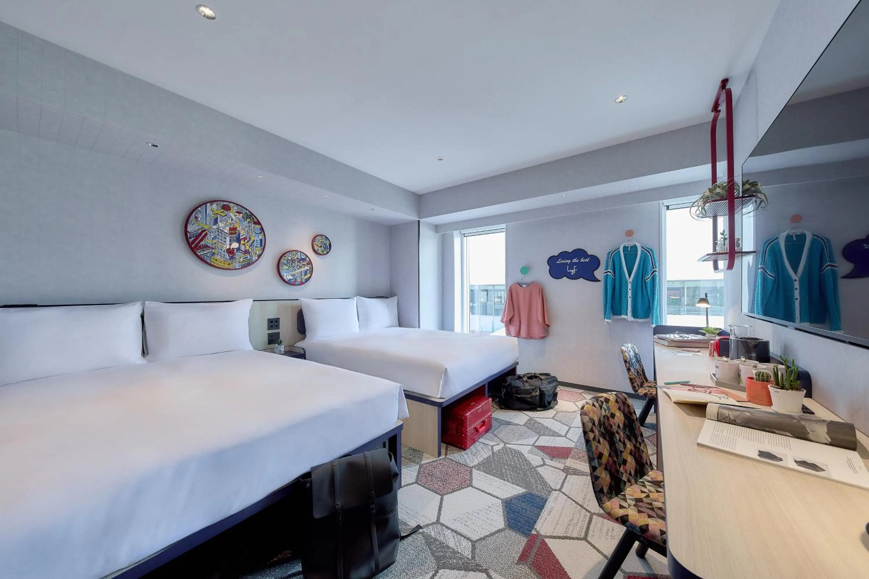 Photo of the whole room, Bed in lyf Shibuya Tokyo