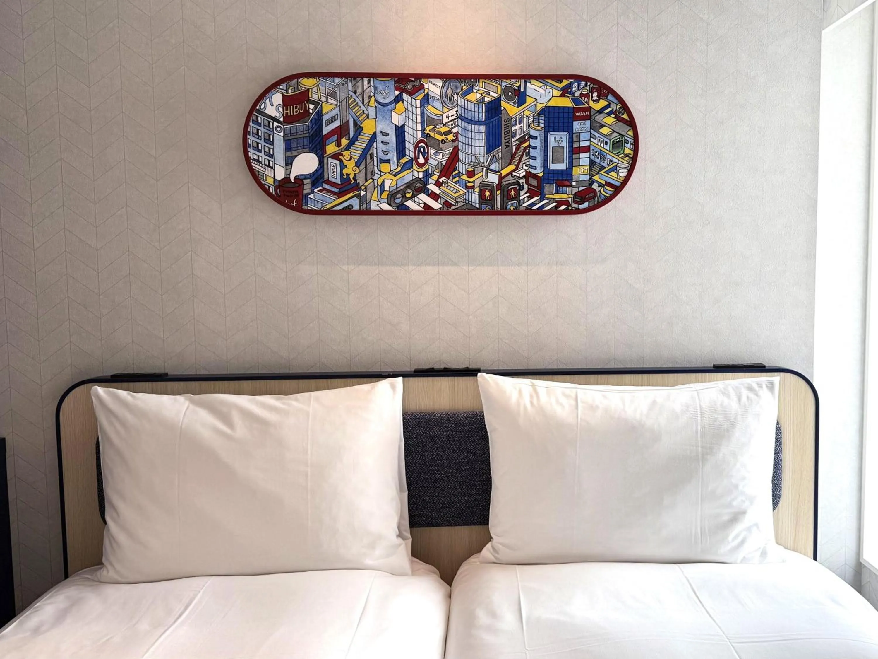 Bed in lyf Shibuya Tokyo