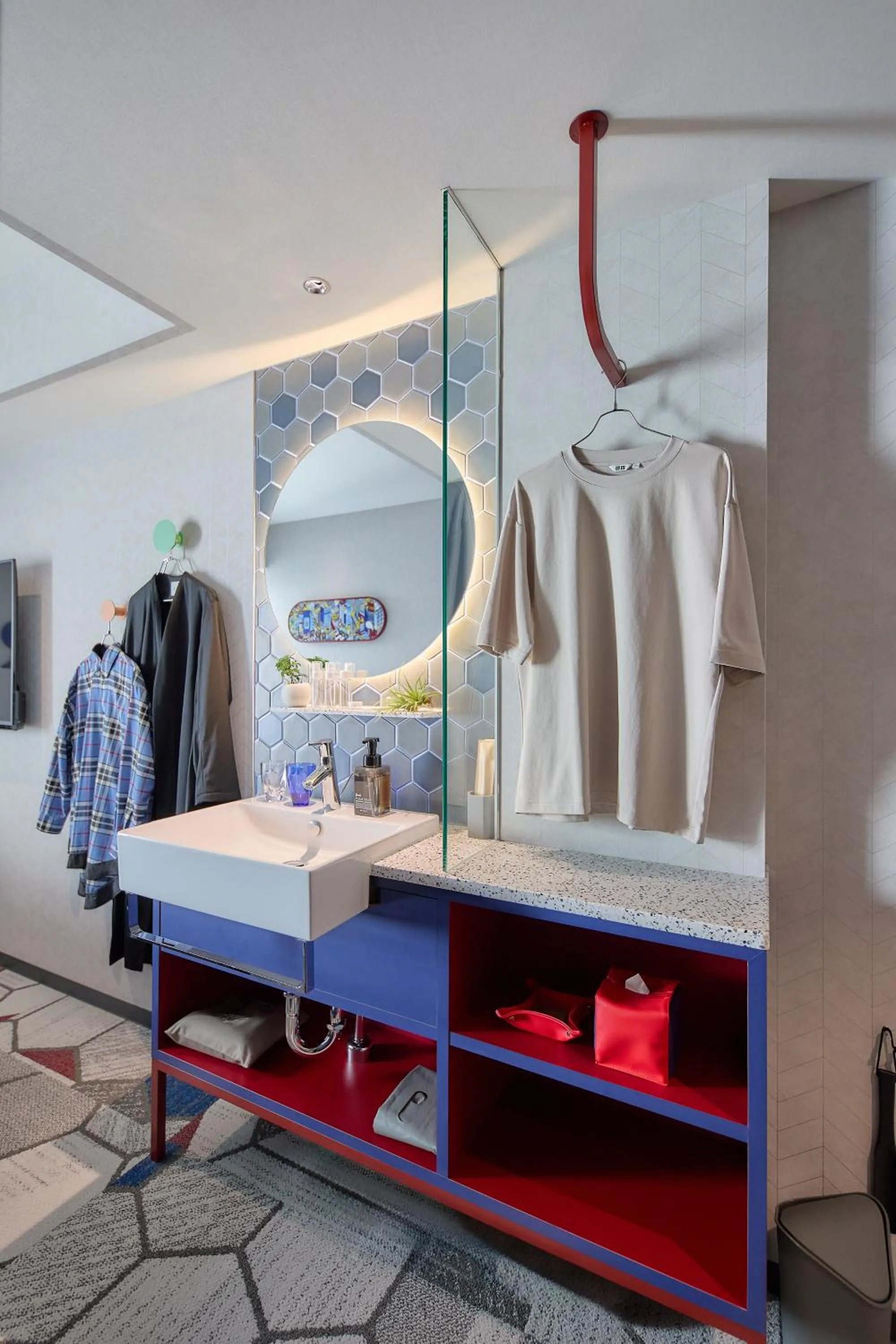 Photo of the whole room in lyf Shibuya Tokyo