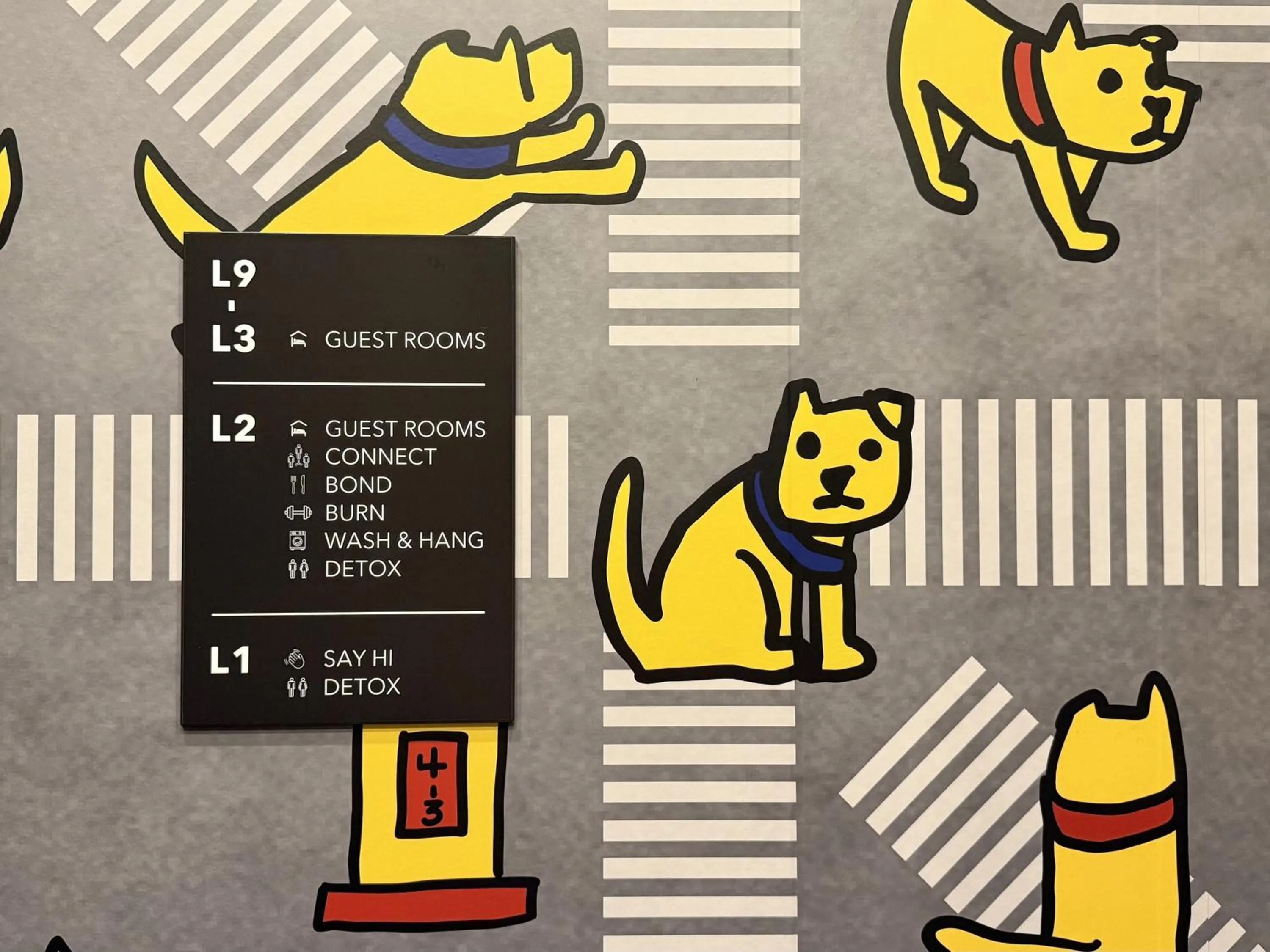 elevator in lyf Shibuya Tokyo