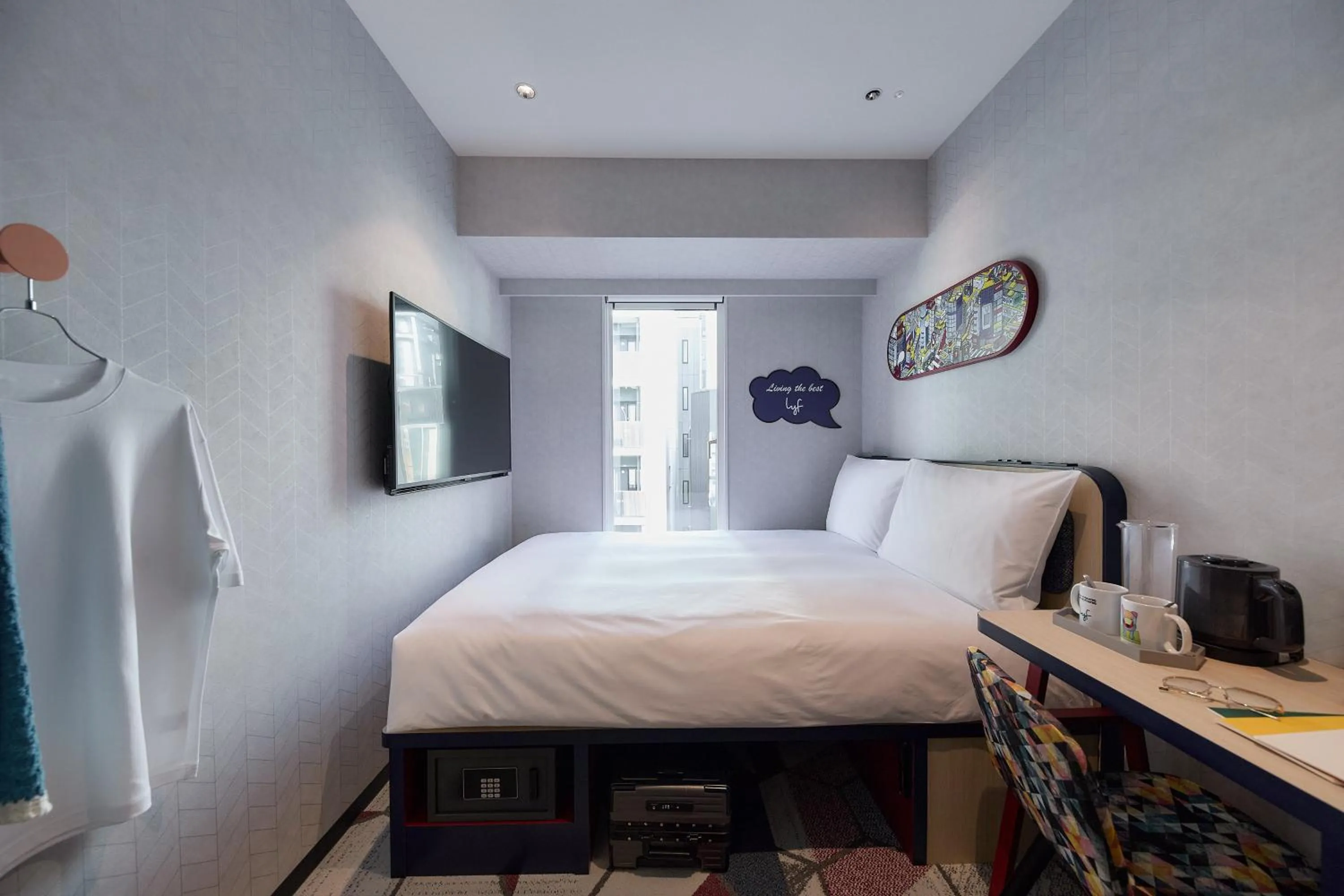 Photo of the whole room, Bed in lyf Shibuya Tokyo