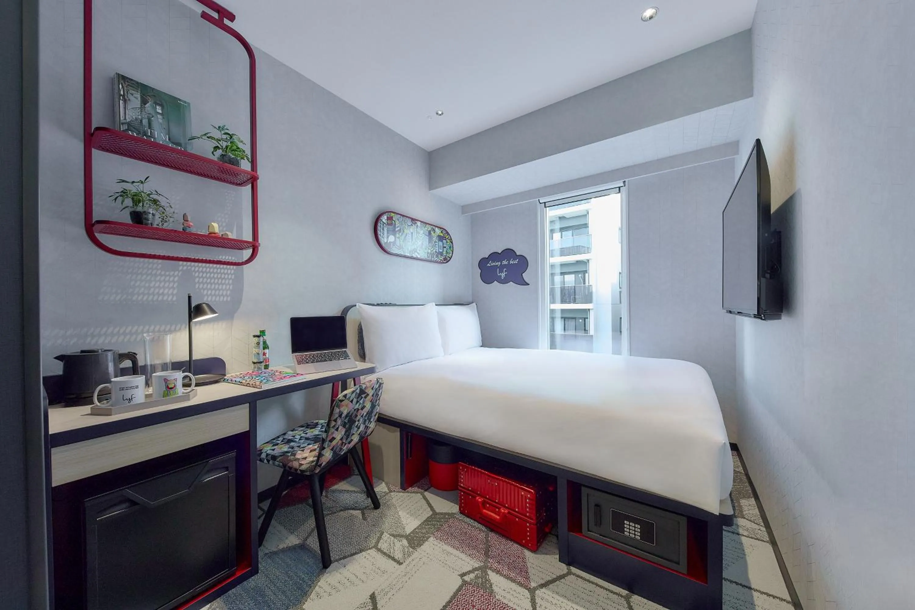 Bed in lyf Shibuya Tokyo