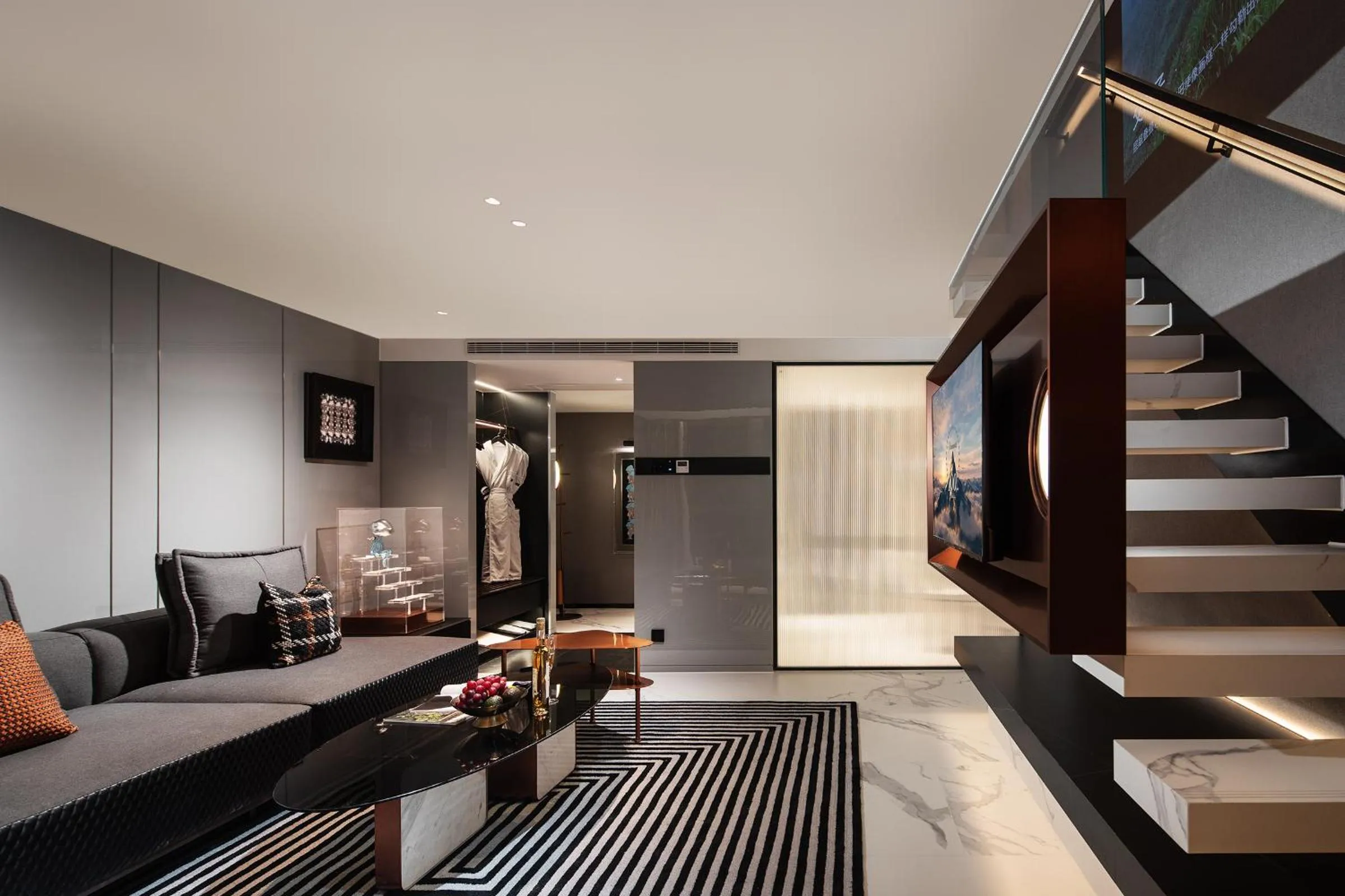 Living room in ISEYA Panoramic Hotel Chongqing Jiefangbei Raffles Plaza