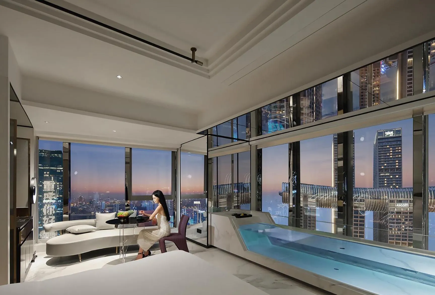 City view in ISEYA Panoramic Hotel Chongqing Jiefangbei Raffles Plaza