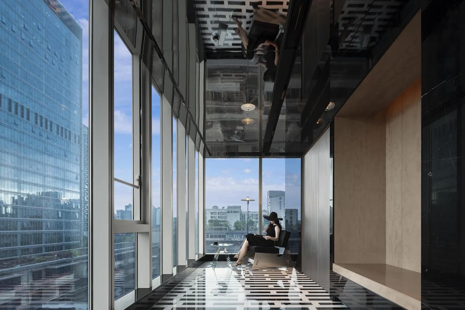 Lobby or reception in ISEYA Serviced Apart-ment Chengdu Taikoo Li Flagship