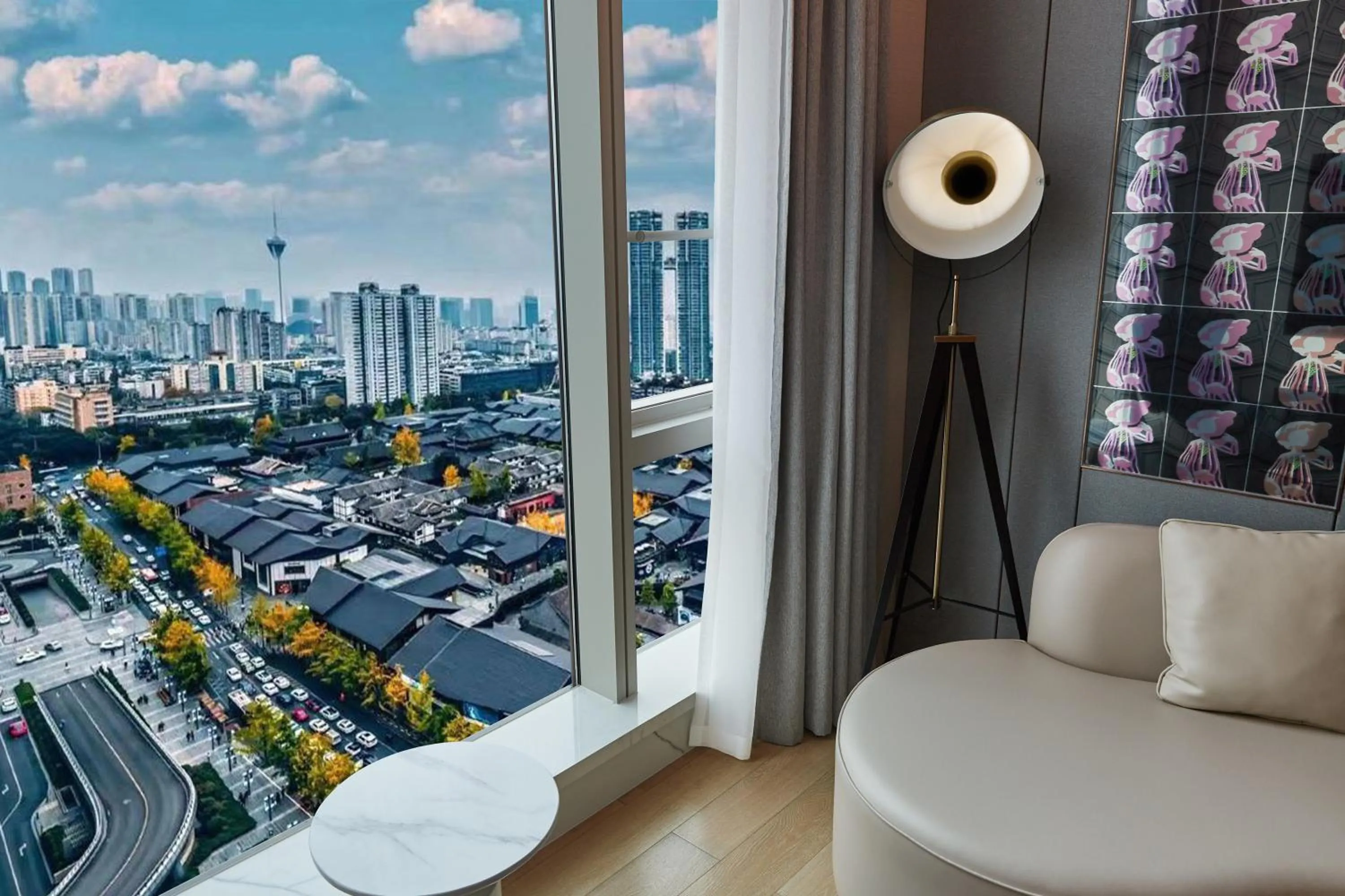 Bird's eye view in ISEYA Serviced Apart-ment Chengdu Taikoo Li Flagship