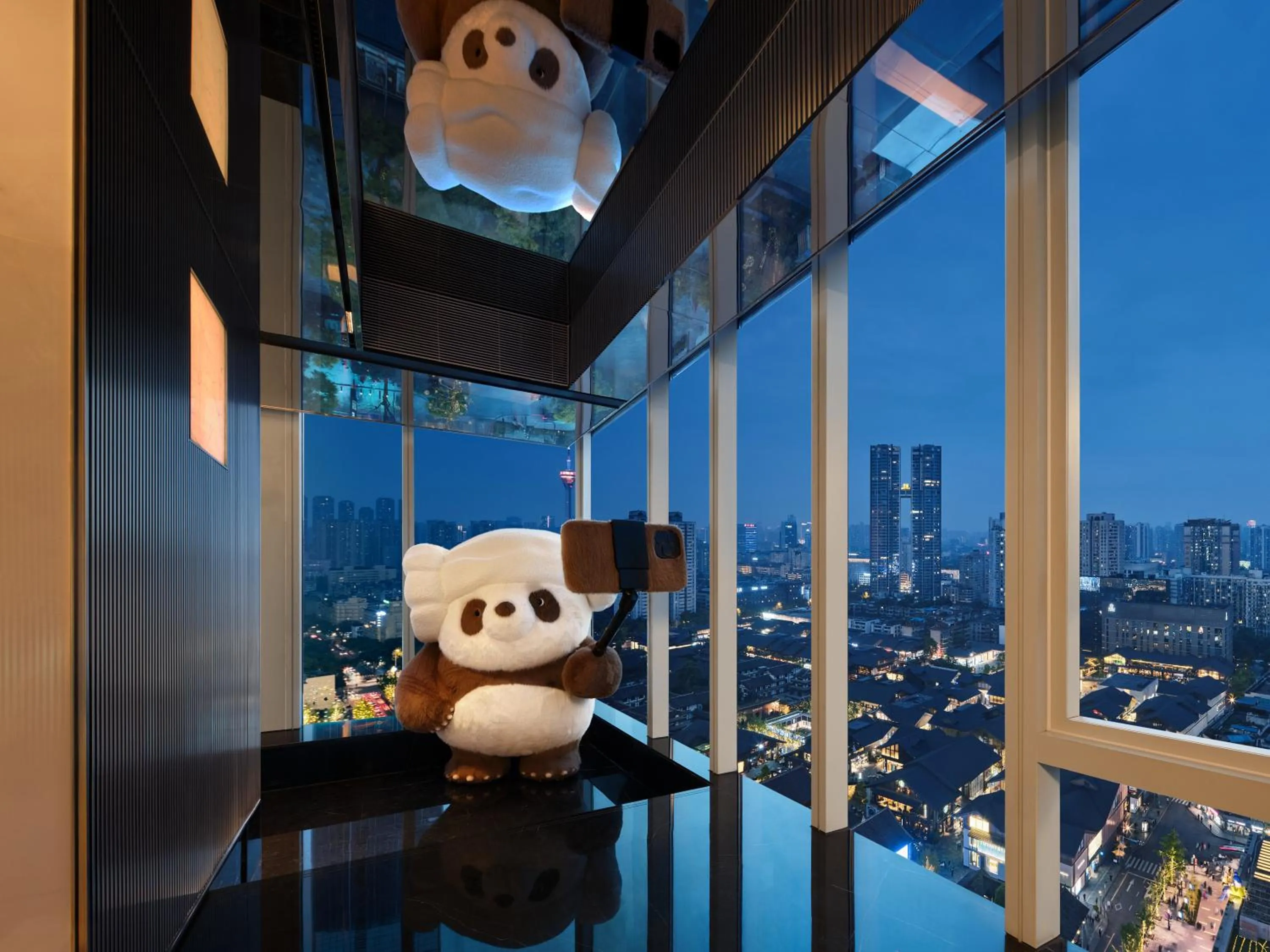 Lobby or reception in ISEYA Serviced Apart-ment Chengdu Taikoo Li Flagship