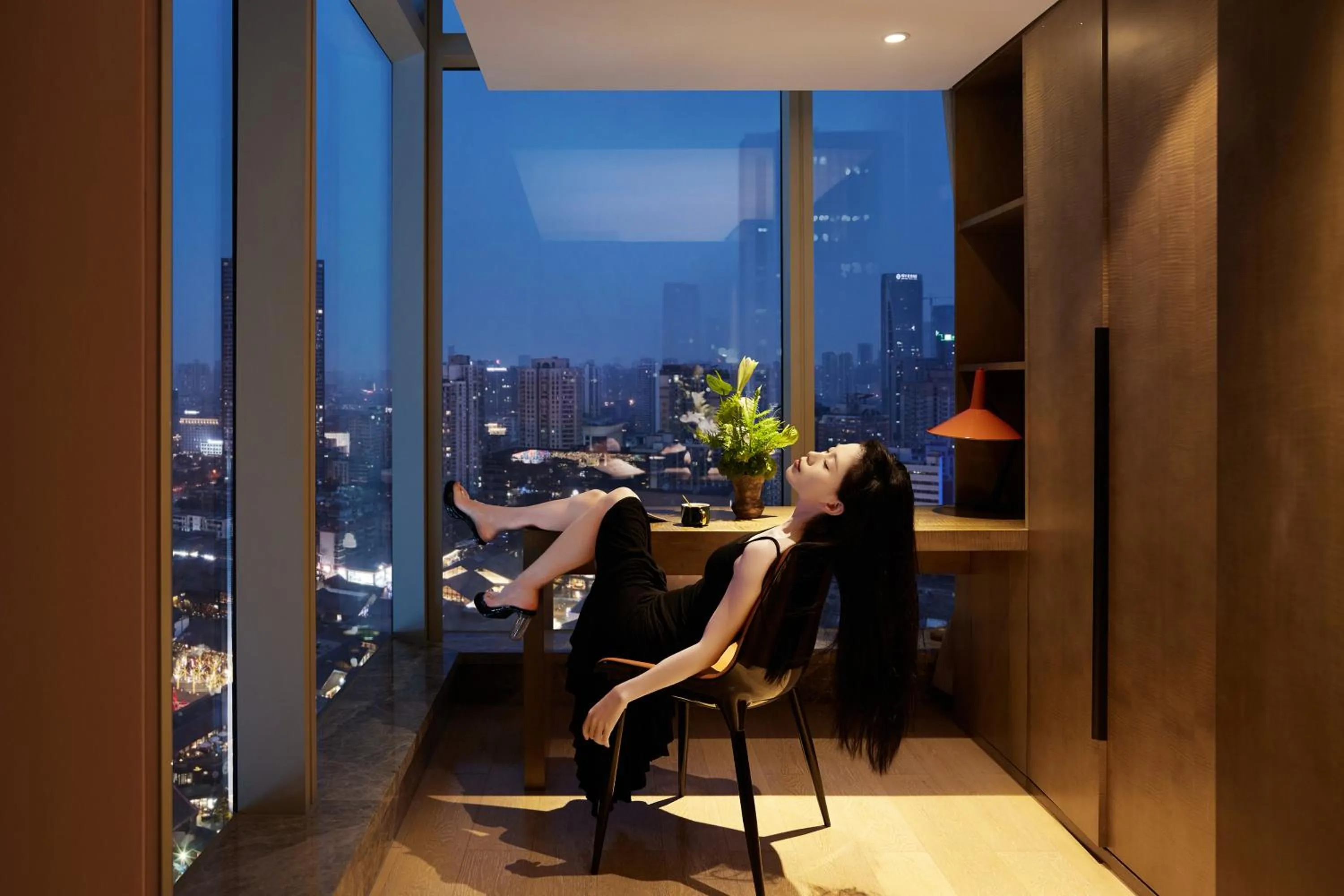 Night in ISEYA Serviced Apart-ment Chengdu Taikoo Li Flagship