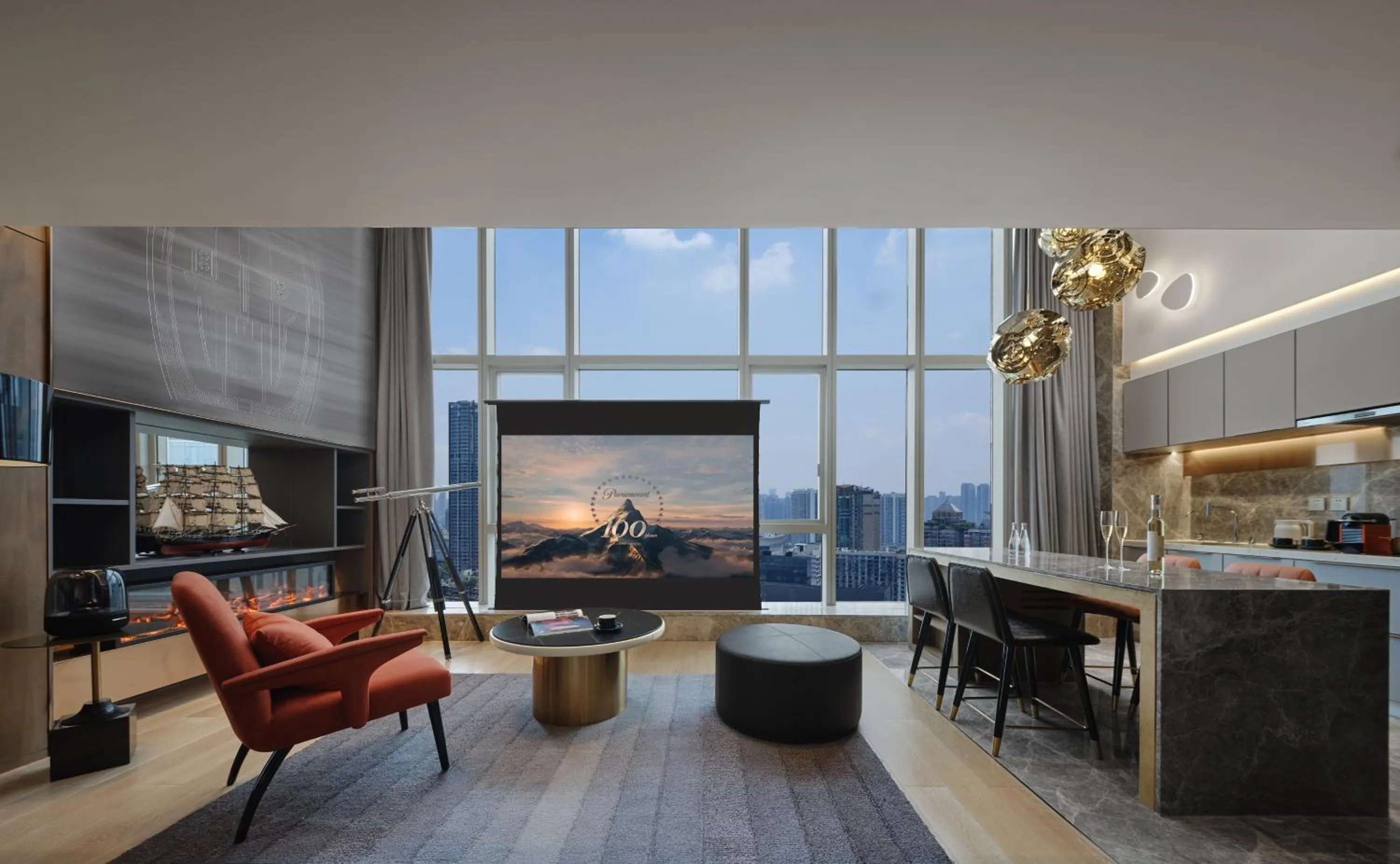 TV and multimedia in ISEYA Serviced Apart-ment Chengdu Taikoo Li Flagship