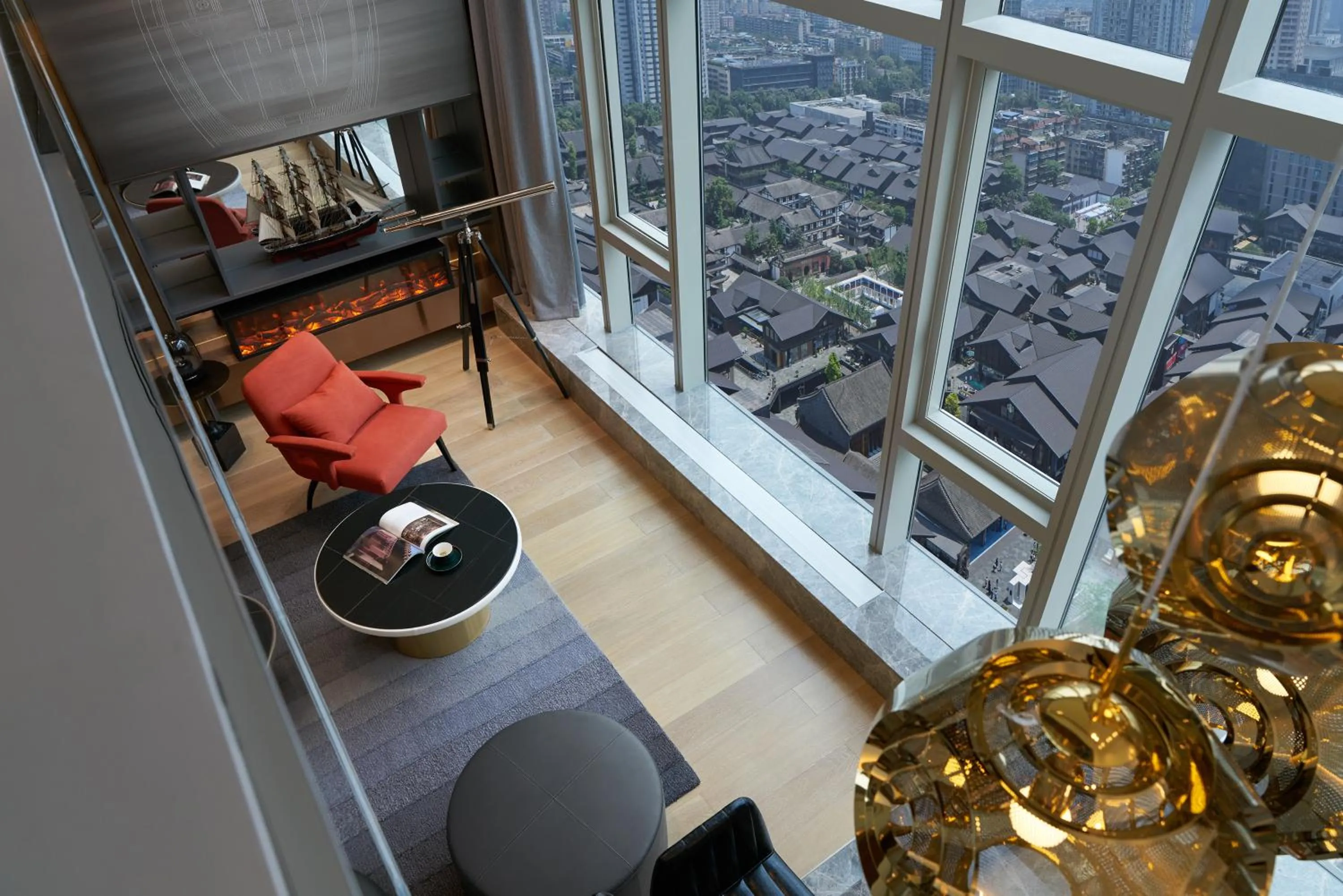 Bird's eye view in ISEYA Serviced Apart-ment Chengdu Taikoo Li Flagship