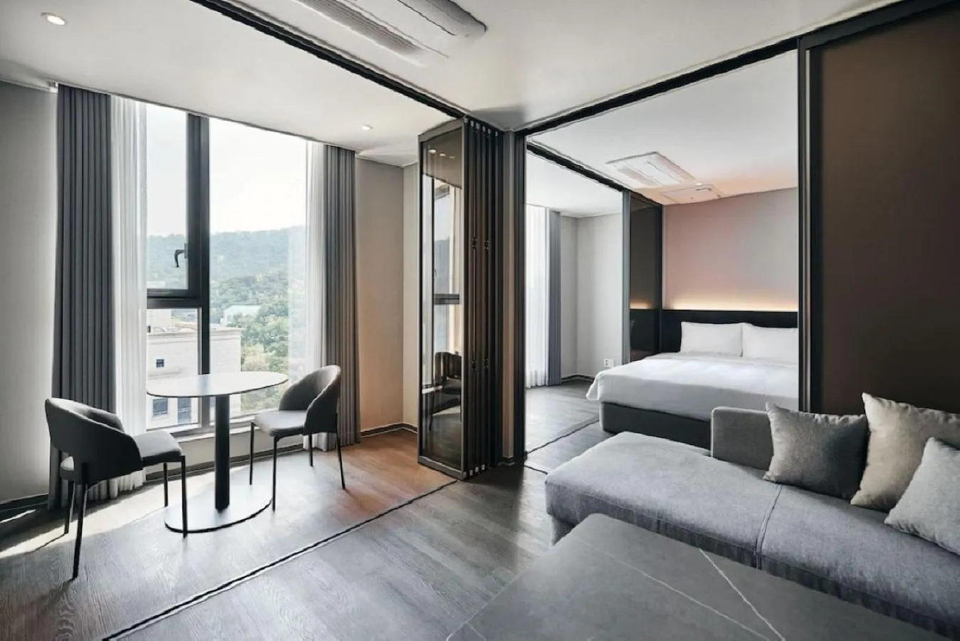 Living room, Bed in Homes Stay Myeongdong
