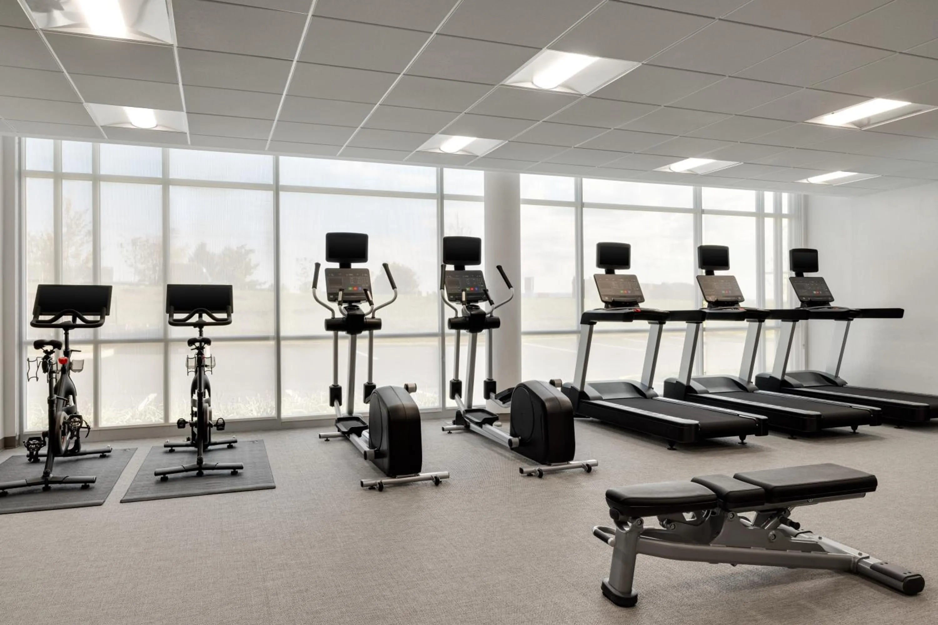 Fitness centre/facilities in SpringHill Suites by Marriott Easton PA