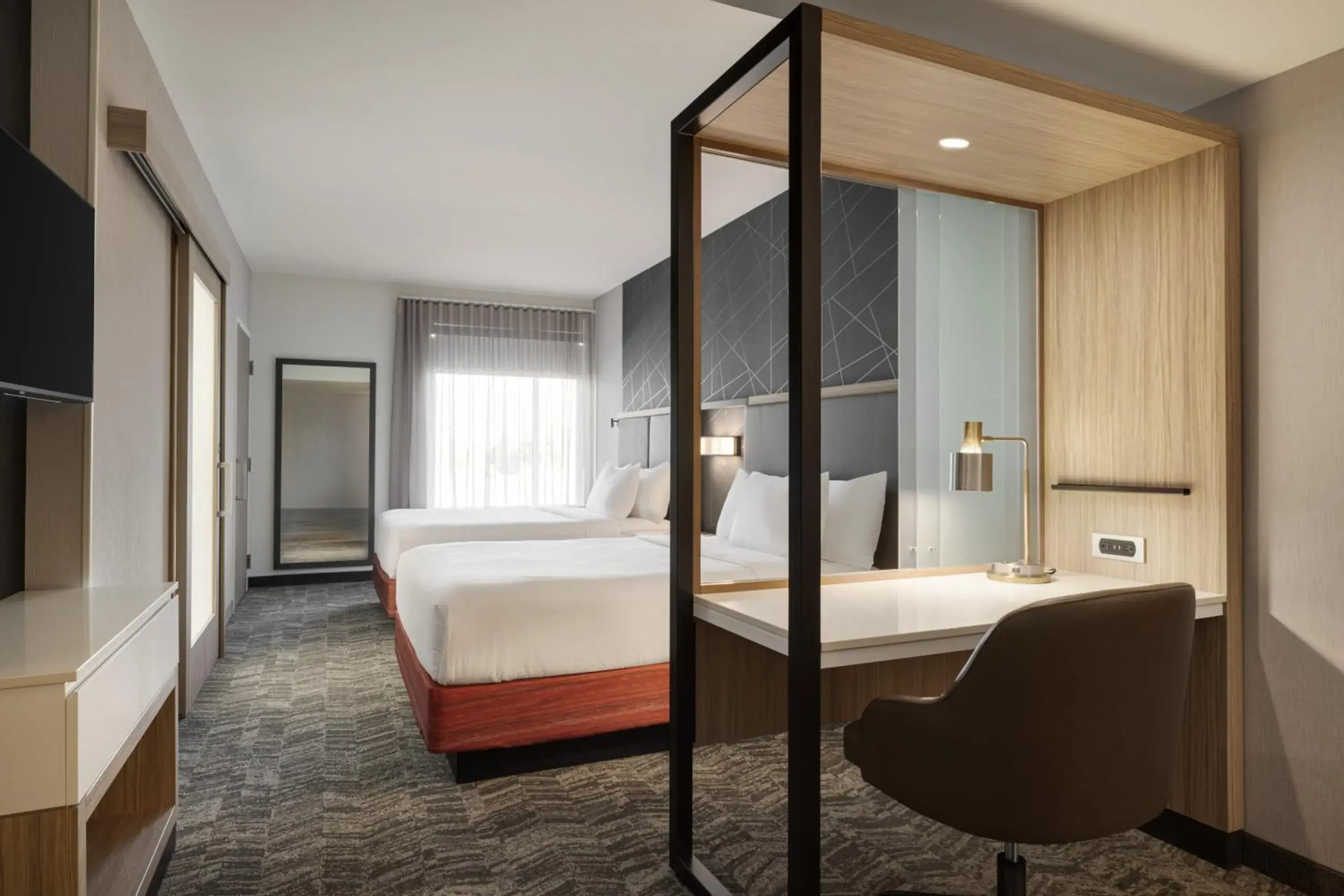 Suite with Two Queen Beds - Hearing Accessible in SpringHill Suites by Marriott Easton PA Suite with Two Queen Beds - Hearing Accessible in SpringHill Suites by Marriott Easton PA
