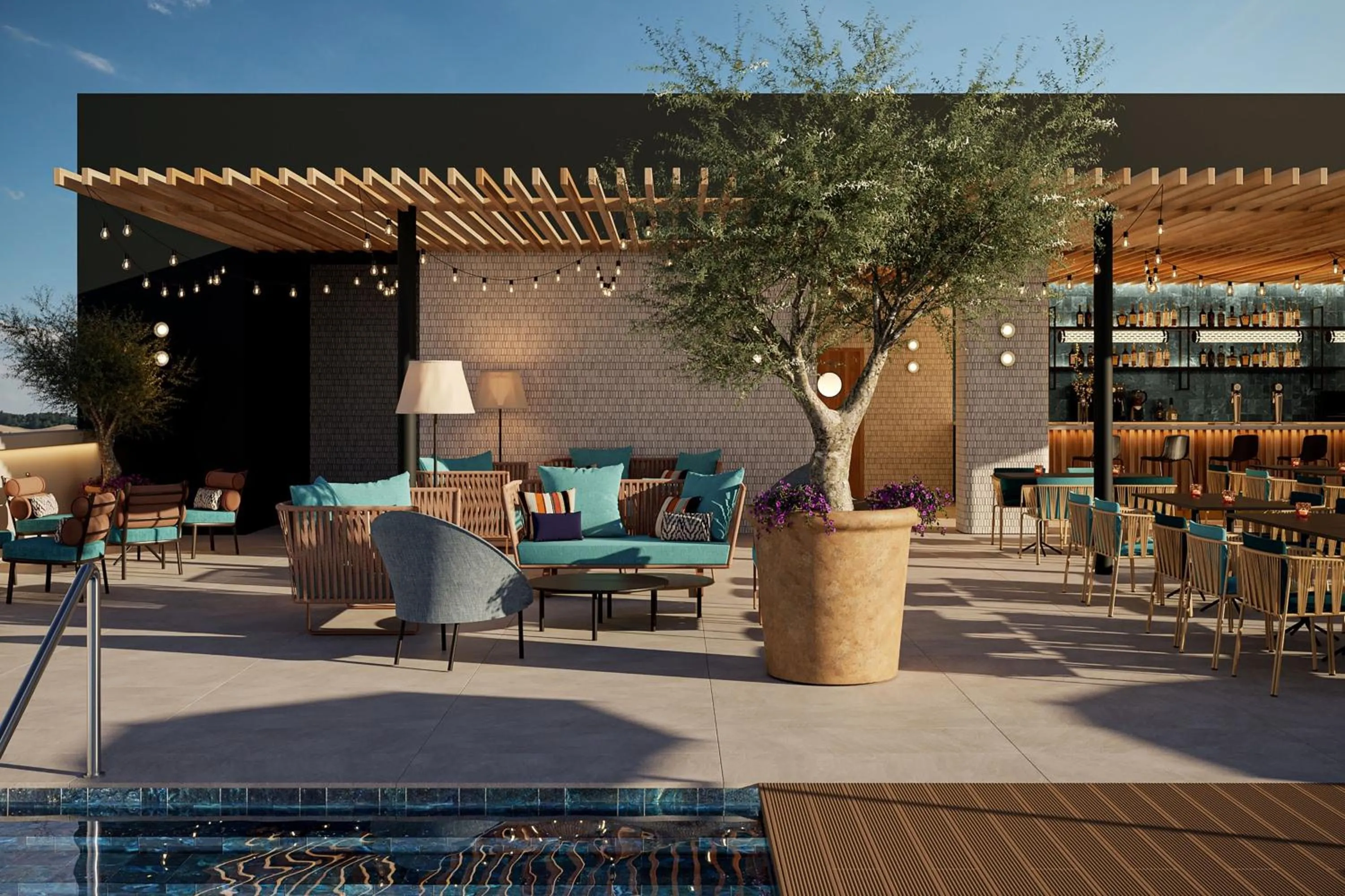 Lounge or bar in Four Points by Sheraton Barcelona Airport