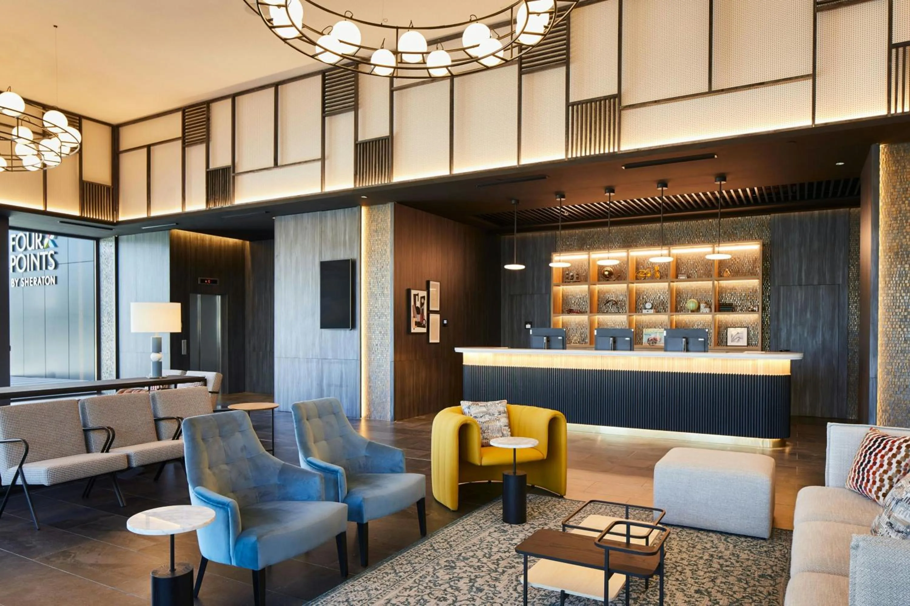 Lobby or reception in Four Points by Sheraton Barcelona Airport
