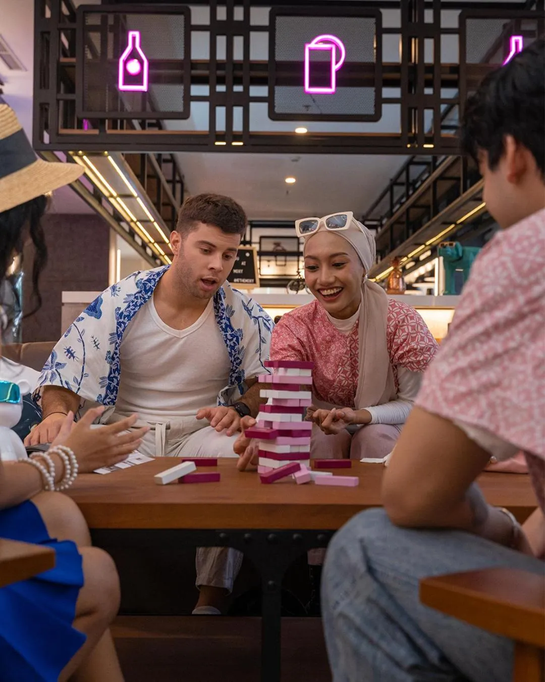 group of guests in Moxy Solo