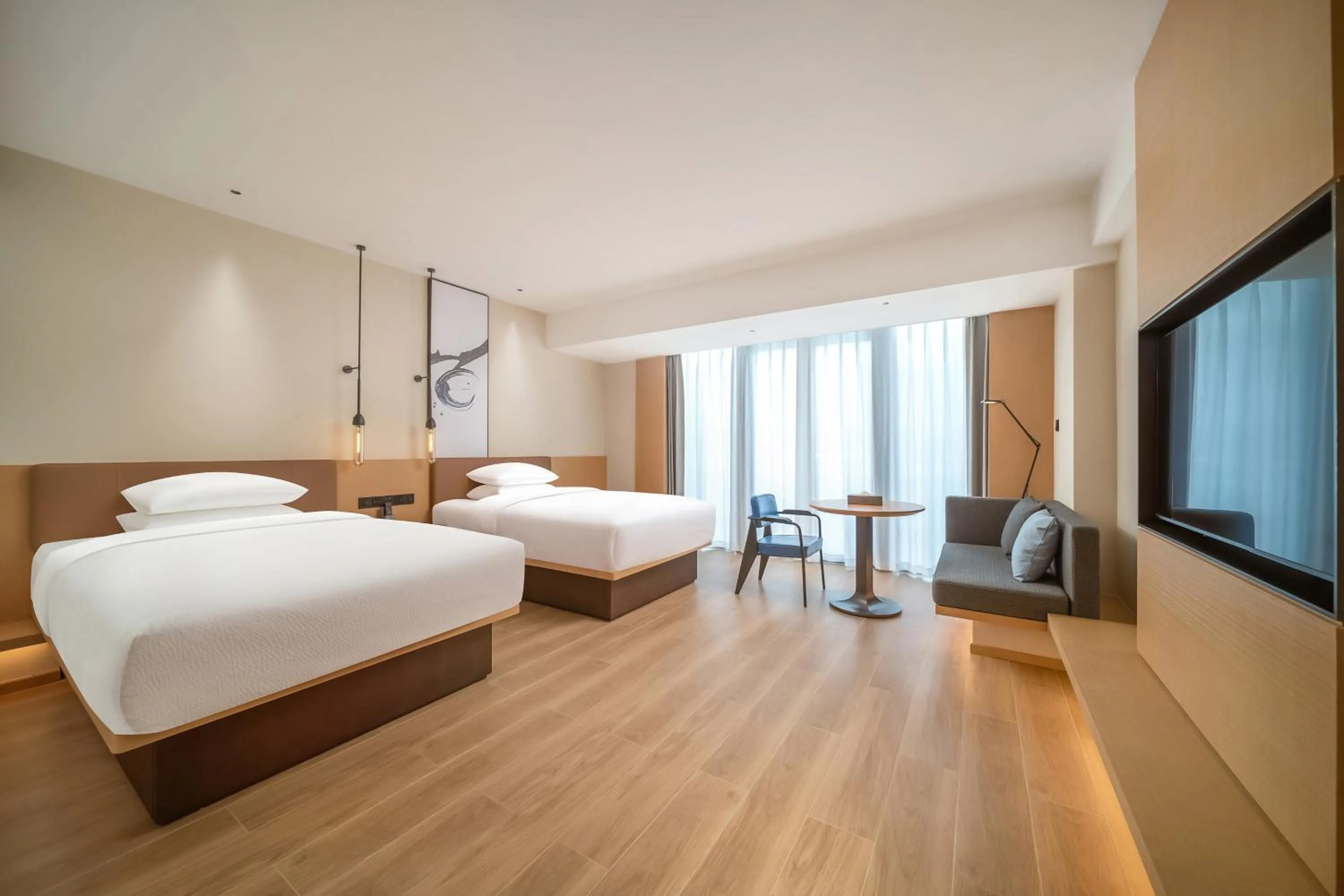 Bed in Fairfield by Marriott Shenzhen Dameisha