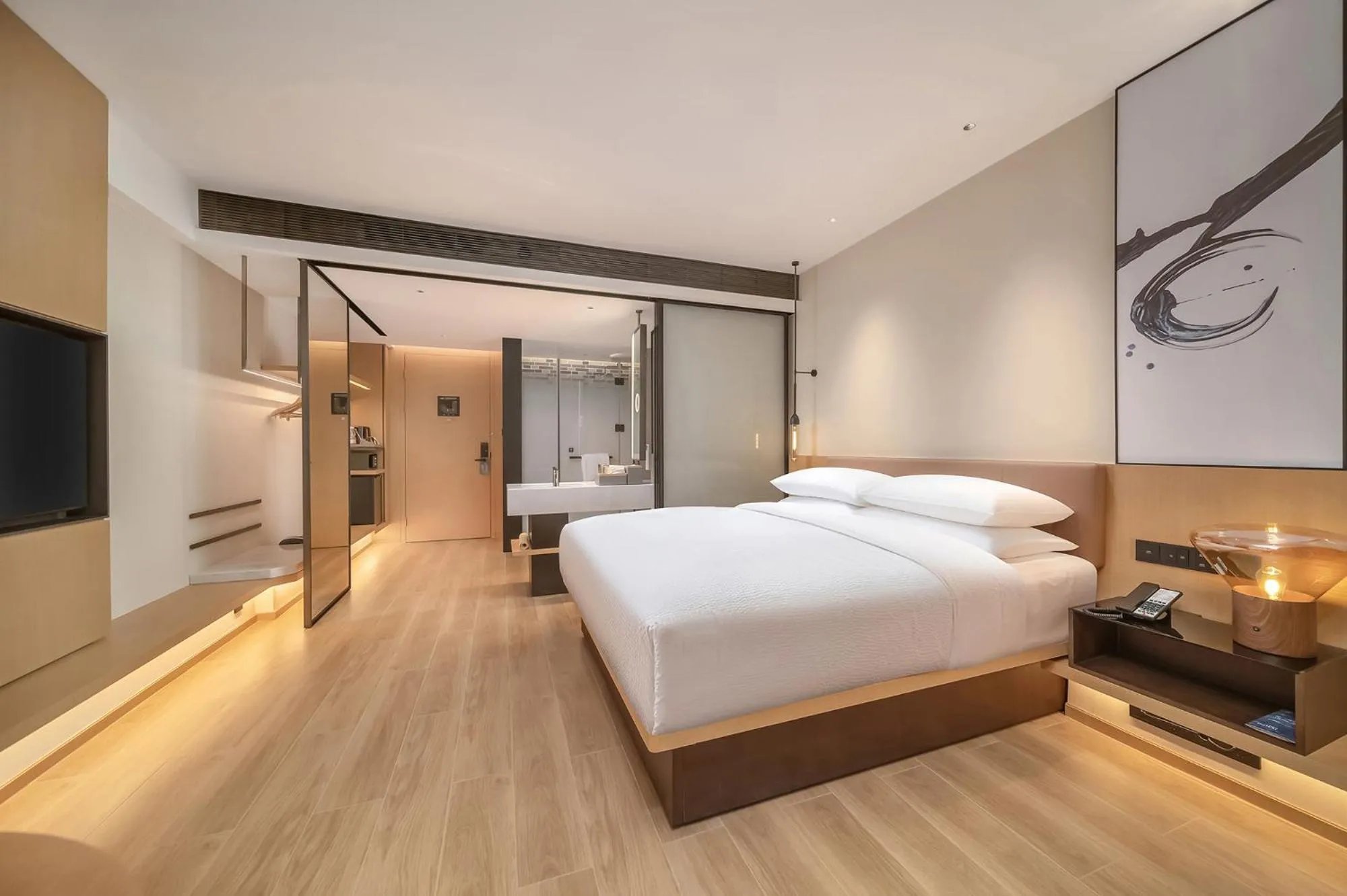 Bed in Fairfield by Marriott Shenzhen Dameisha