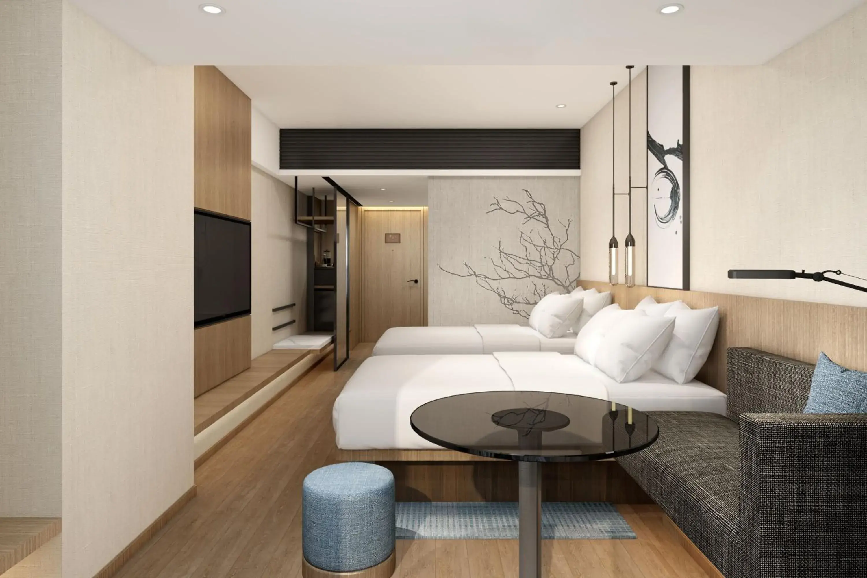 Standard Twin Room in Fairfield by Marriott Xi'an Yanta Standard Twin Room in Fairfield by Marriott Xi'an Yanta