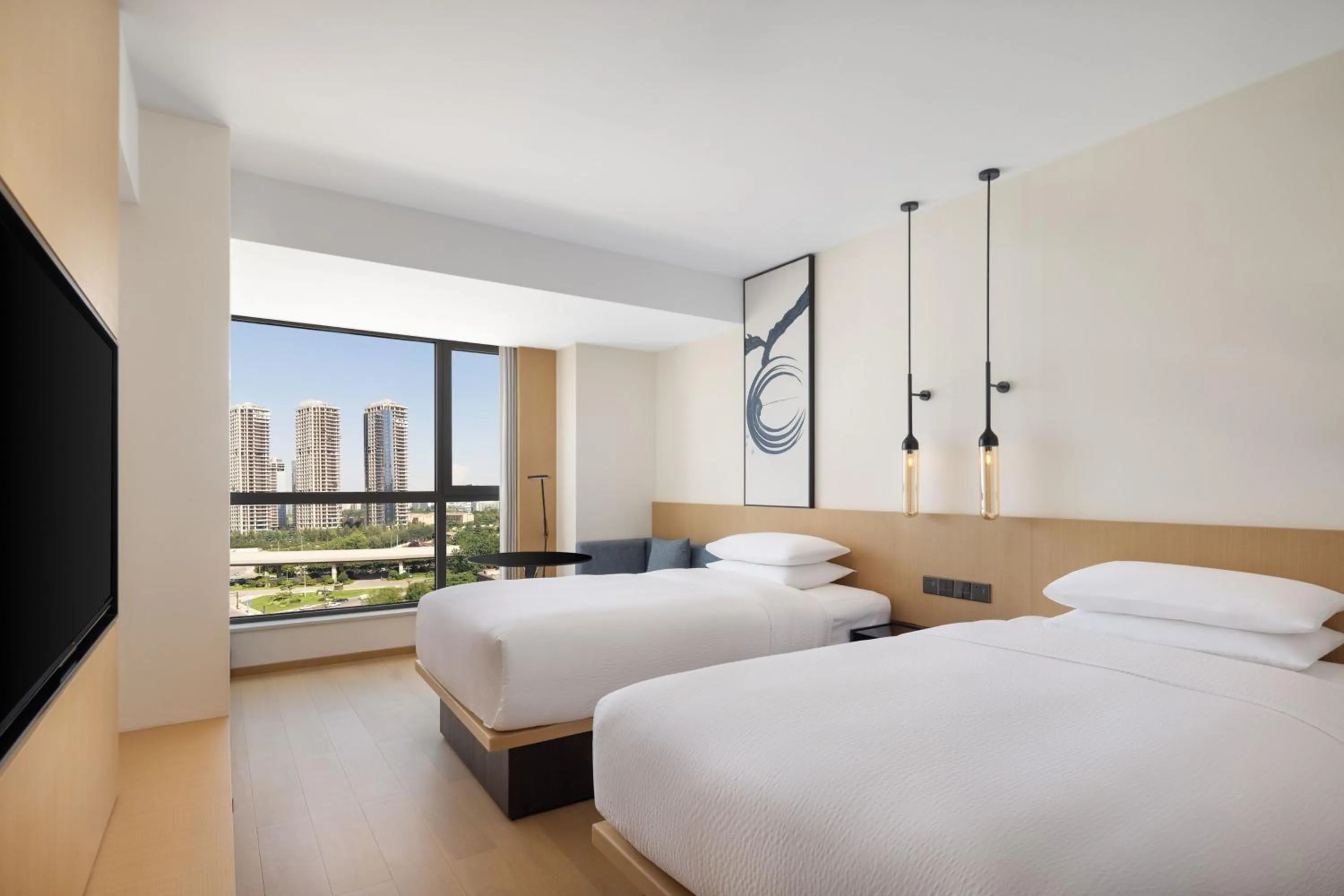 Photo of the whole room, Bed in Fairfield by Marriott Xi'an Yanta