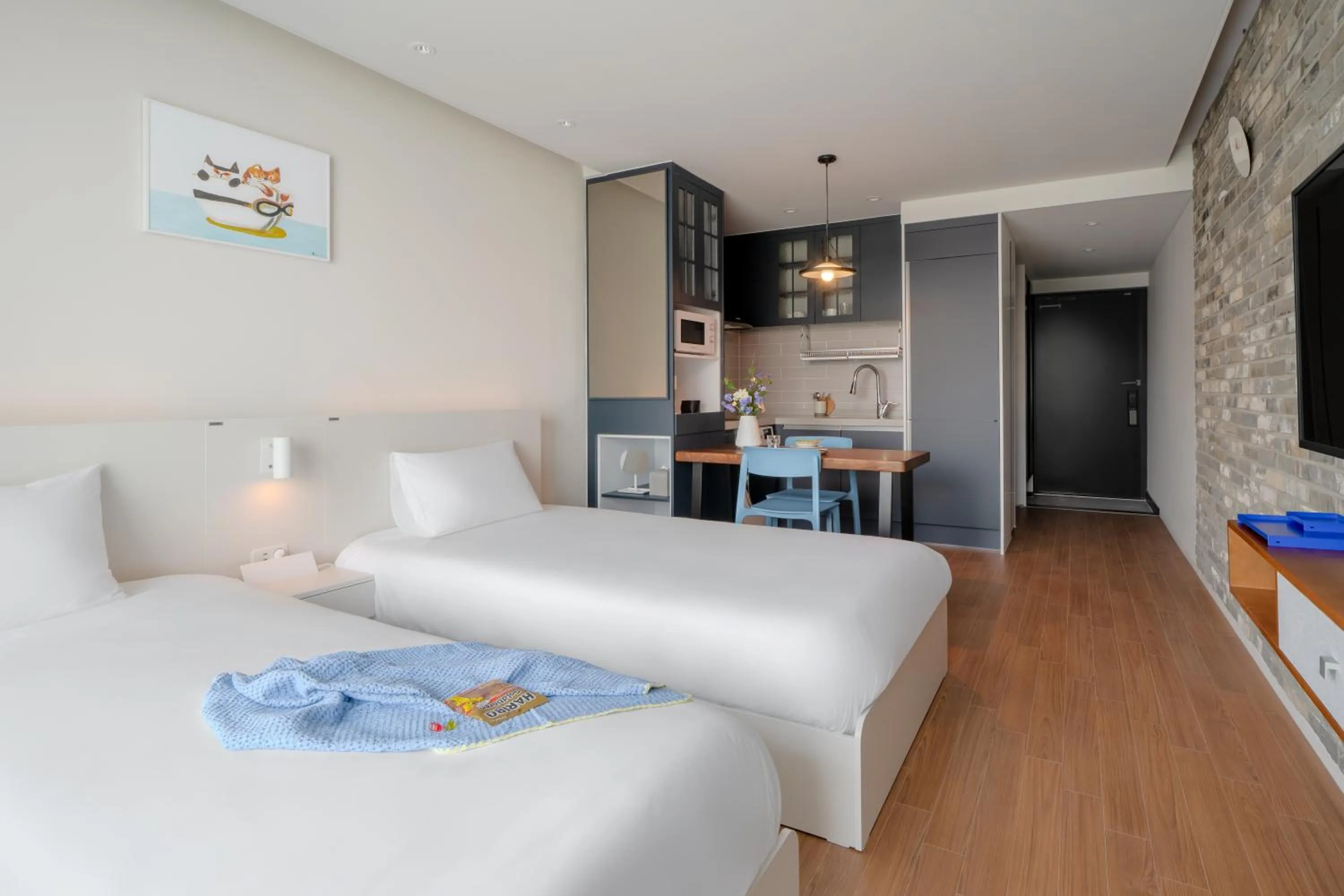 Bedroom, Bed in Urbanstay Siheung Geobukseom