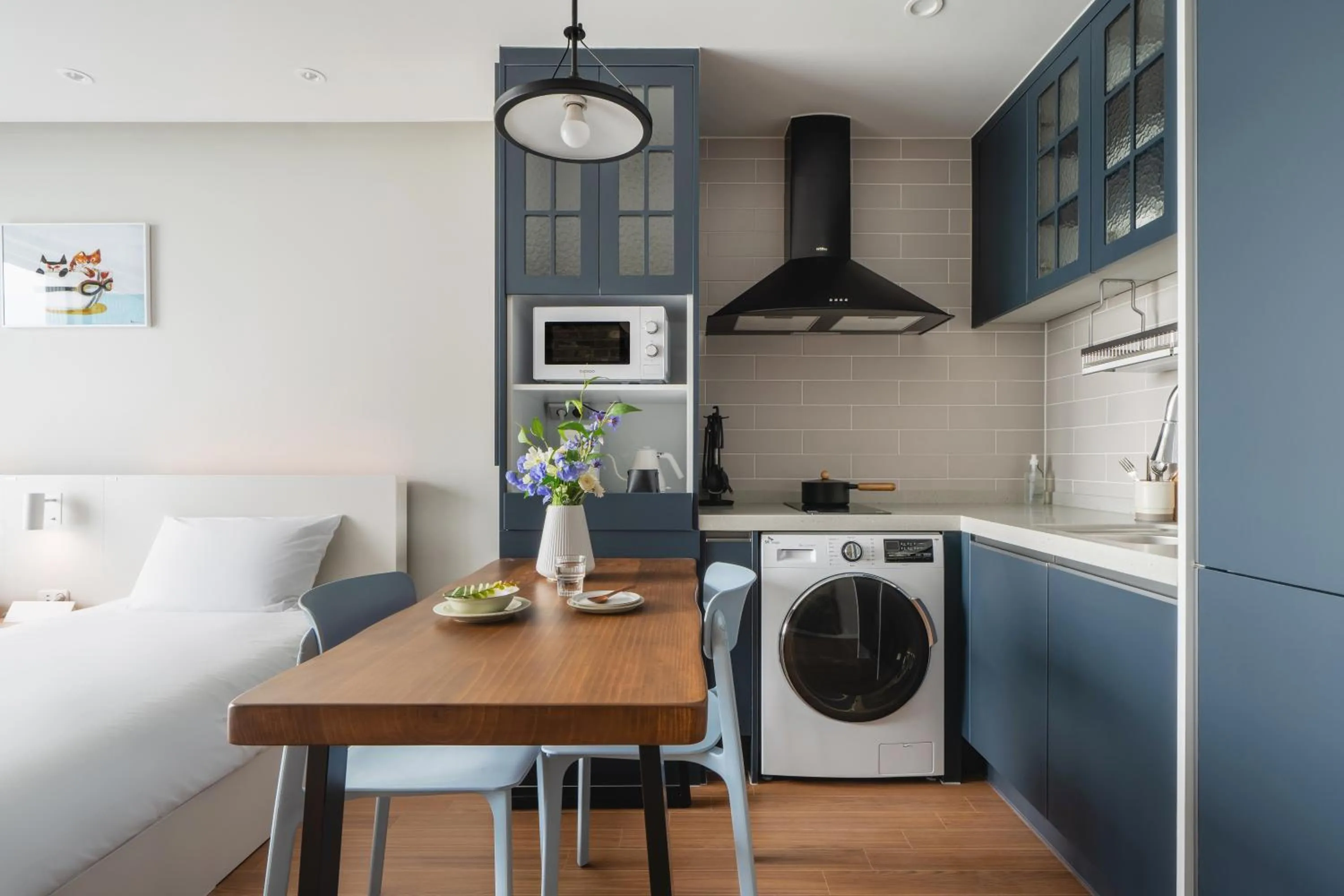 Kitchen or kitchenette in Urbanstay Siheung Geobukseom