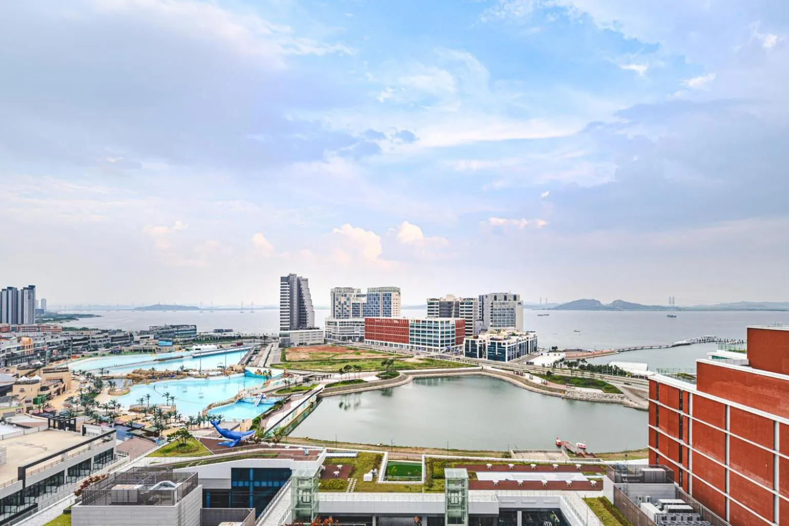 Lake view in Urbanstay Siheung Geobukseom