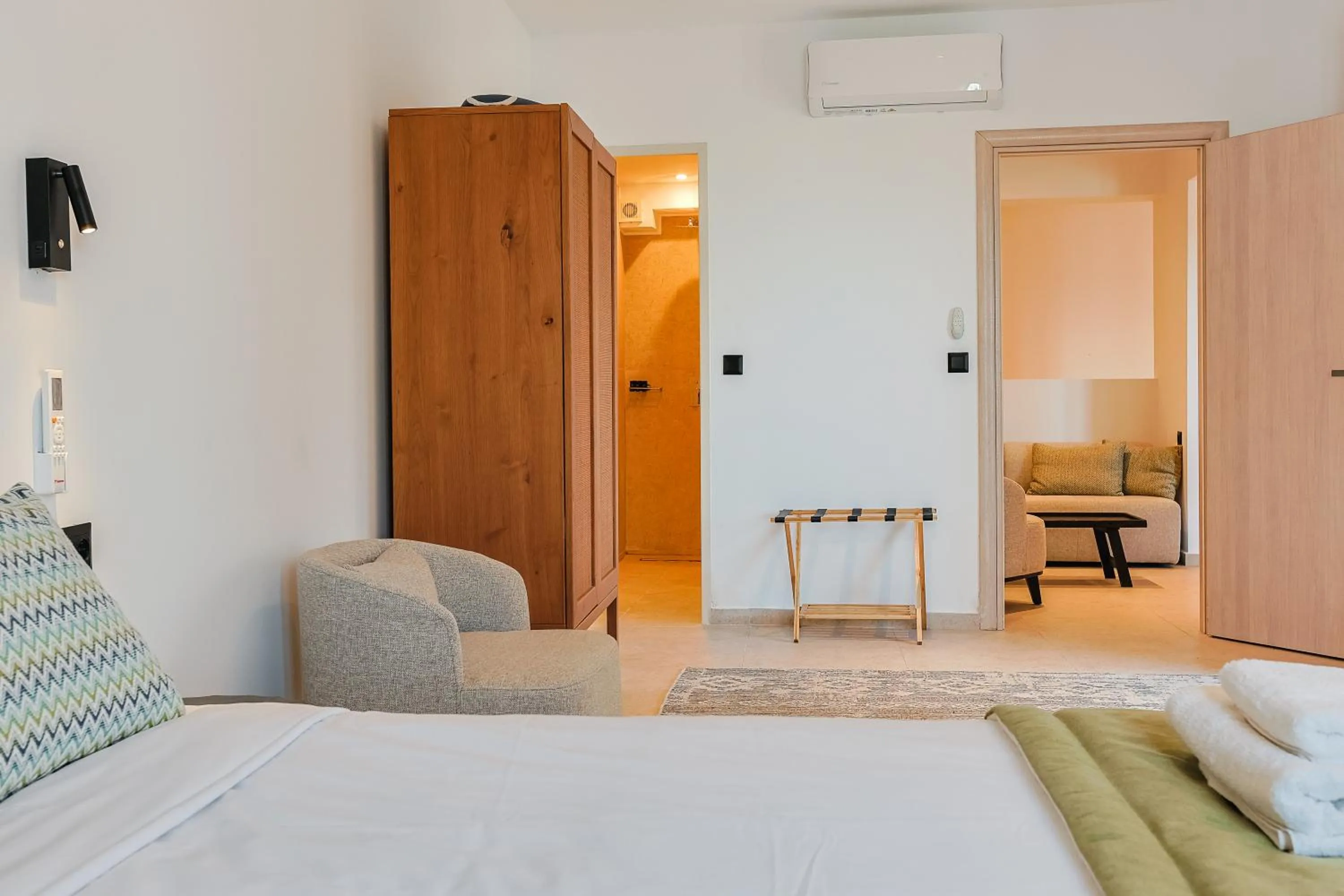 Bedroom, Bed in La Maltese Boutique Paros